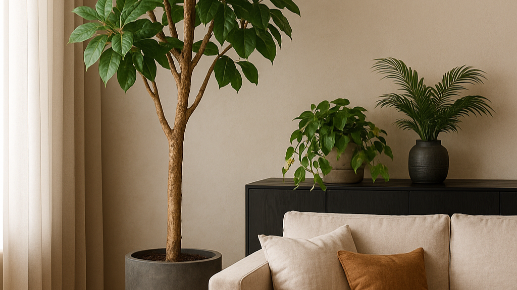 Perfektes Grün ohne Pflegeaufwand: Künstliche Pflanzen als Statement im Interiorsetting