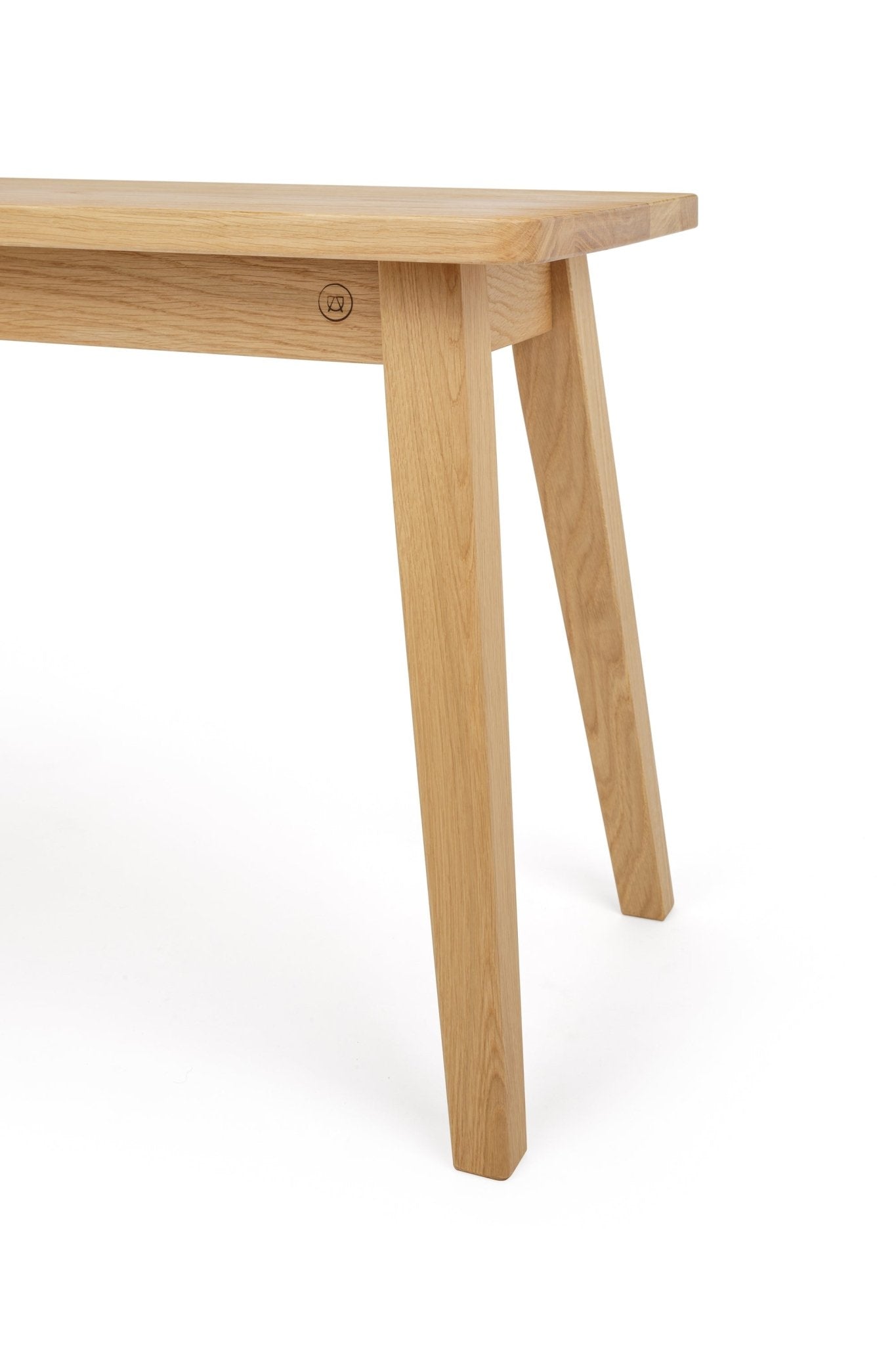 Bodenständige Sitzbank »Josef« – Eichenholz in Honigoptik-1