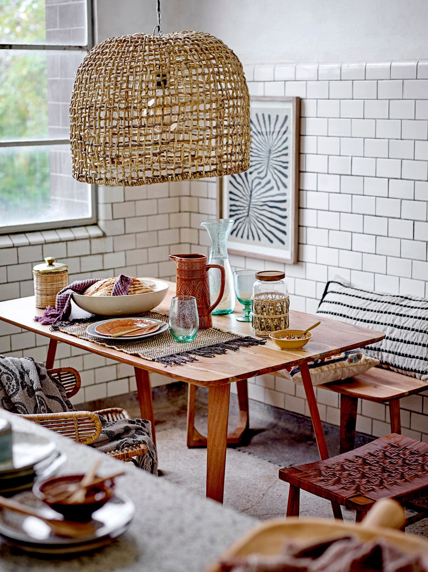 Abas Gefäß mit Deckel, Messing, Edelstahl