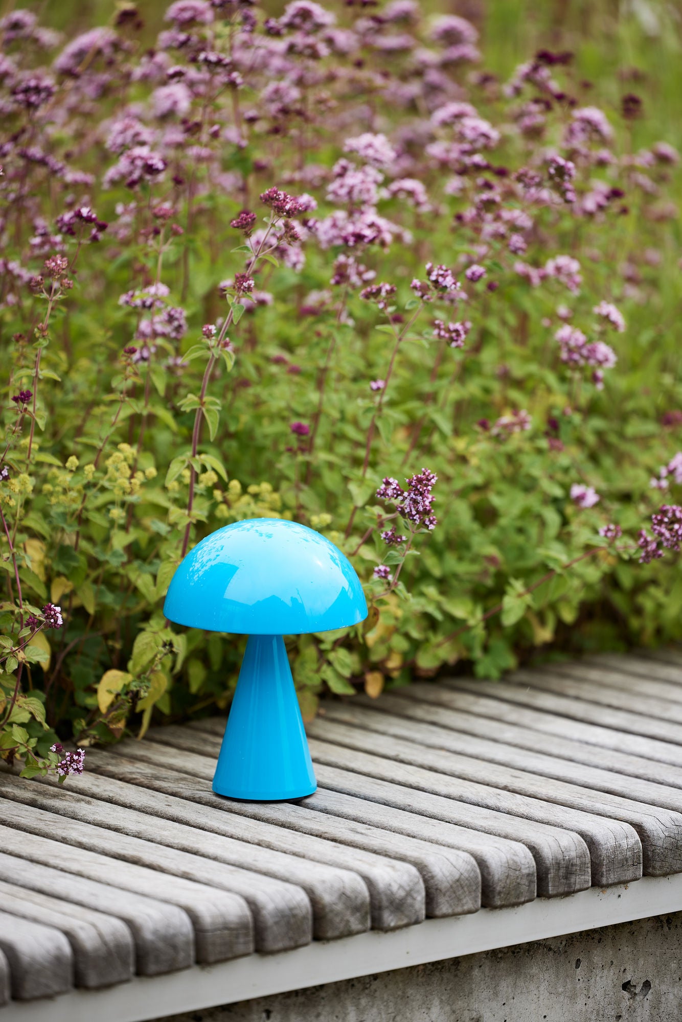 Mush Tragbare Lampe Blau Kabellose LED Beleuchtung Für Stimmungslicht Und Komfort