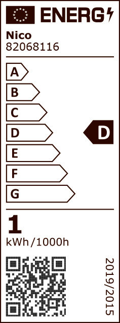 Nico Tragbare Lampe, Wiederaufladbar, Brass, Metall