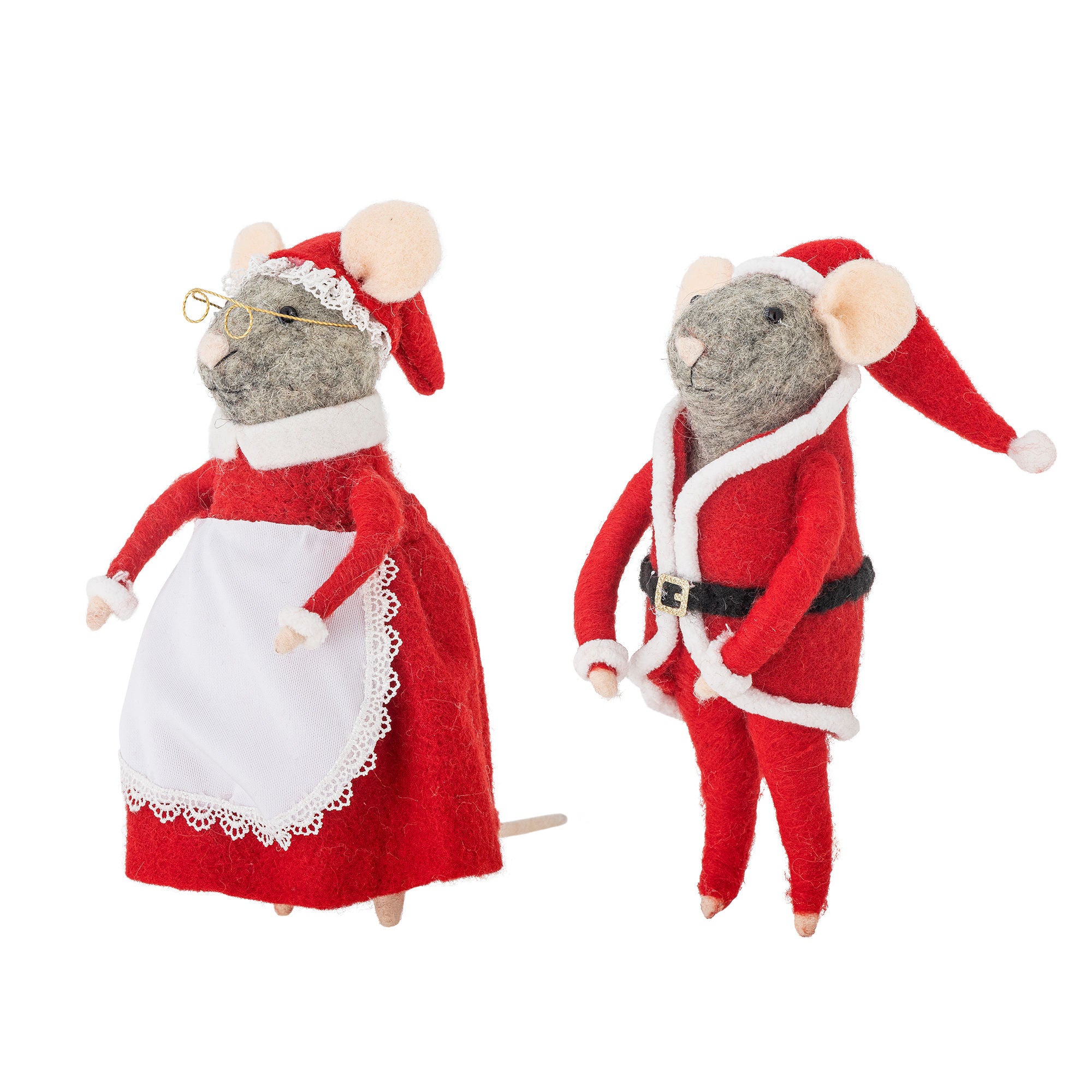 Peo Ornament Deko Figuren, Rot, Wolle