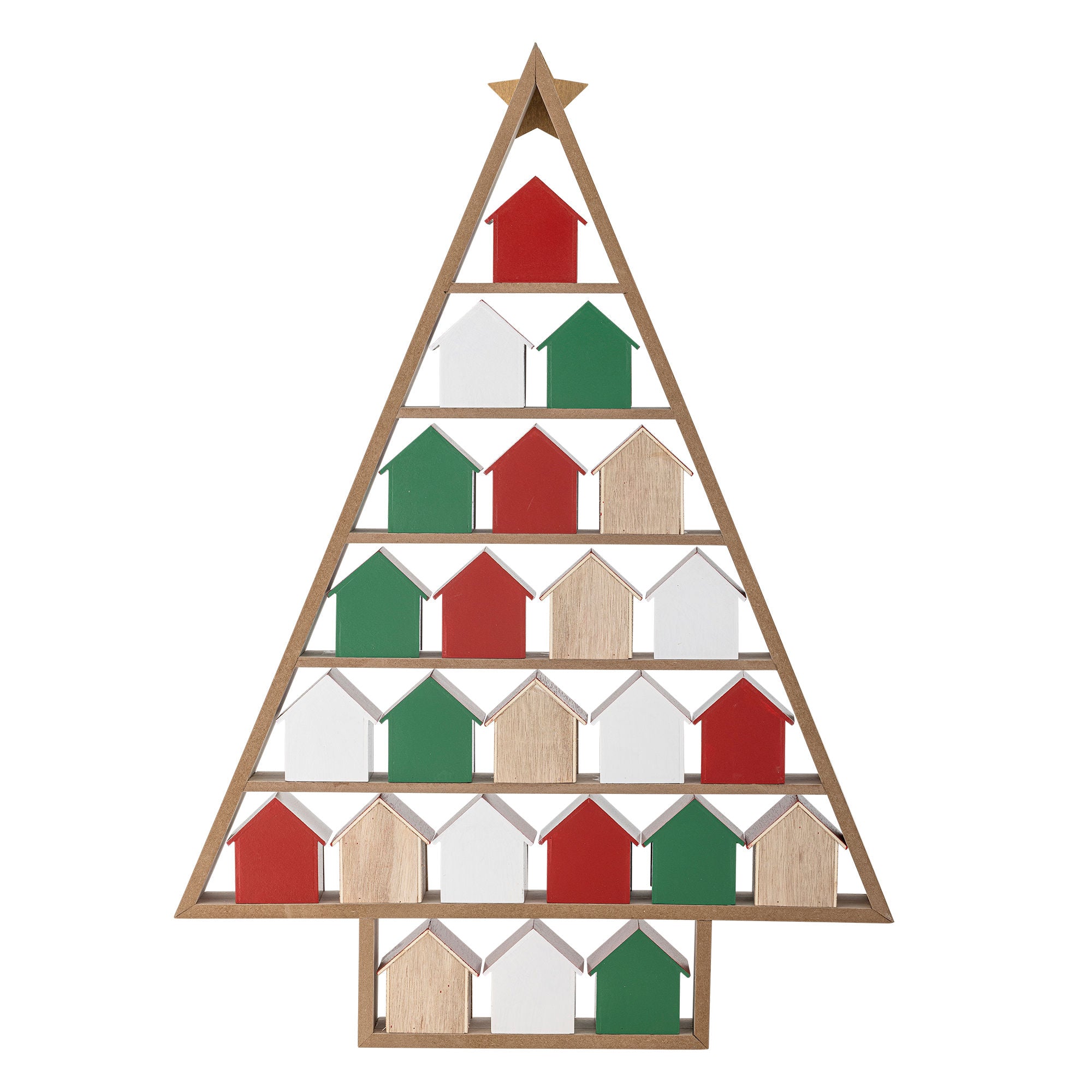 Calvin Deko Kalender, Rot, MDF