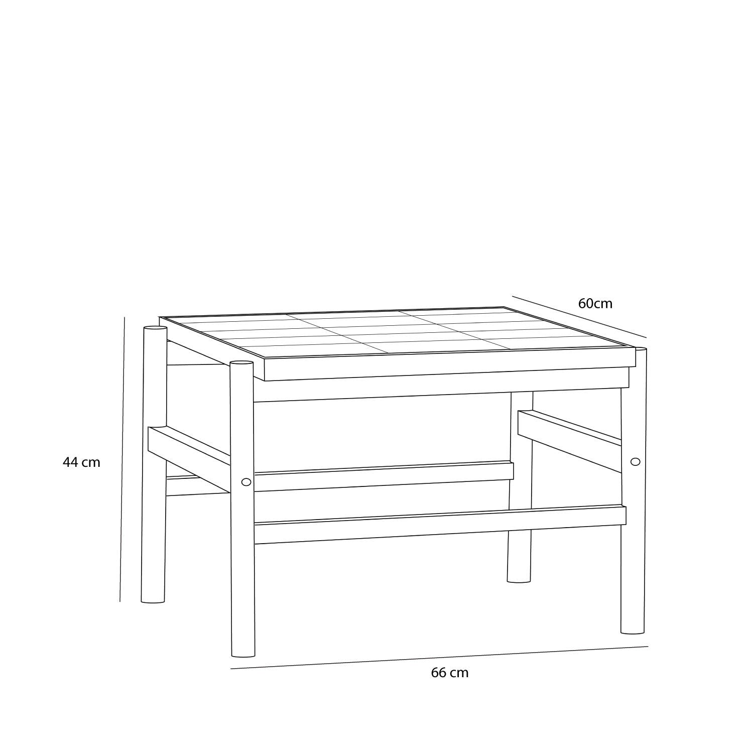 Tile Moderner Couchtisch Mint Naturfarben Aus FSC Zertifiziertem Eichenfurnier