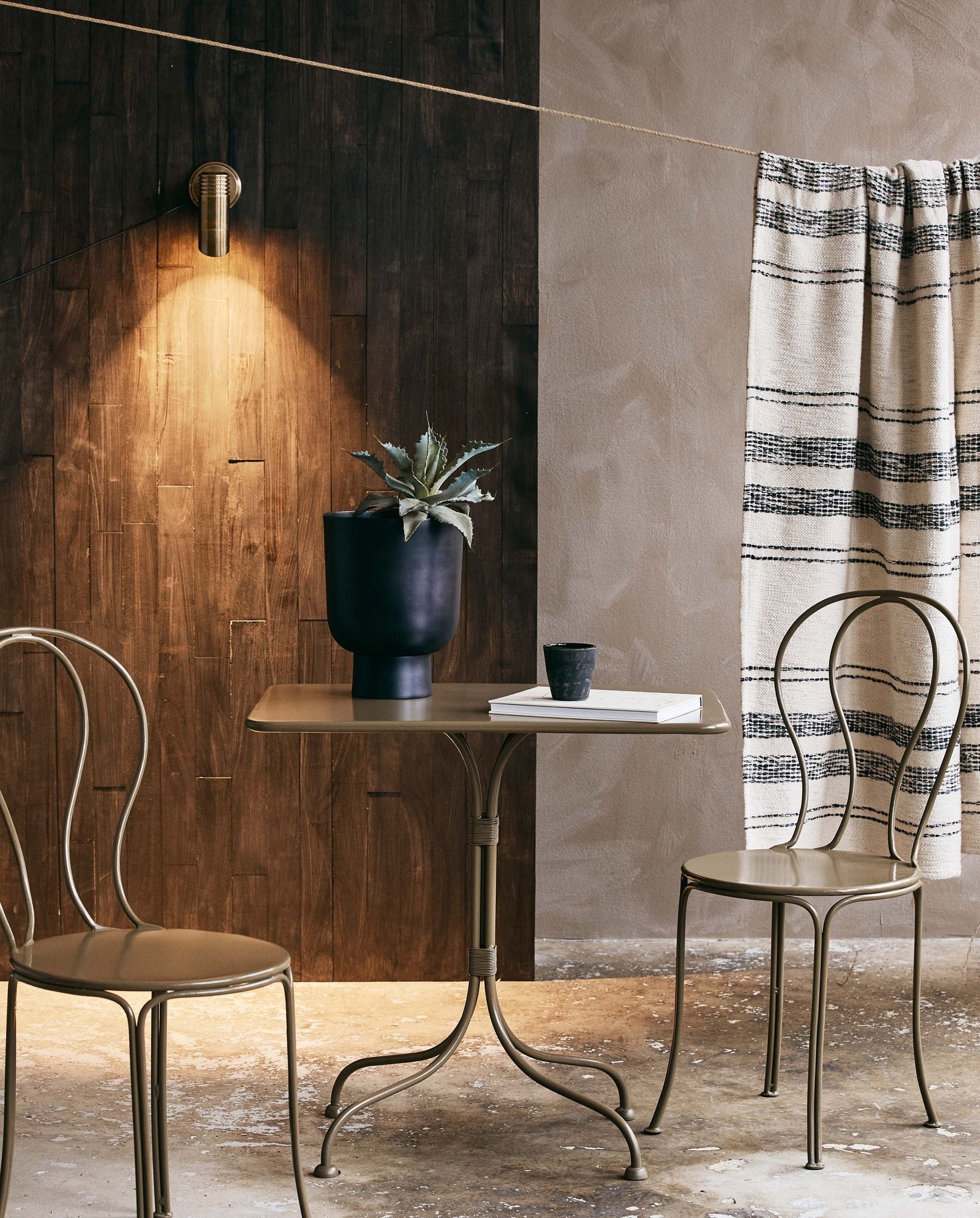 Außenwandlampe Messing Verstellbarer Spot Innen Außen Geeignet Stilvoll