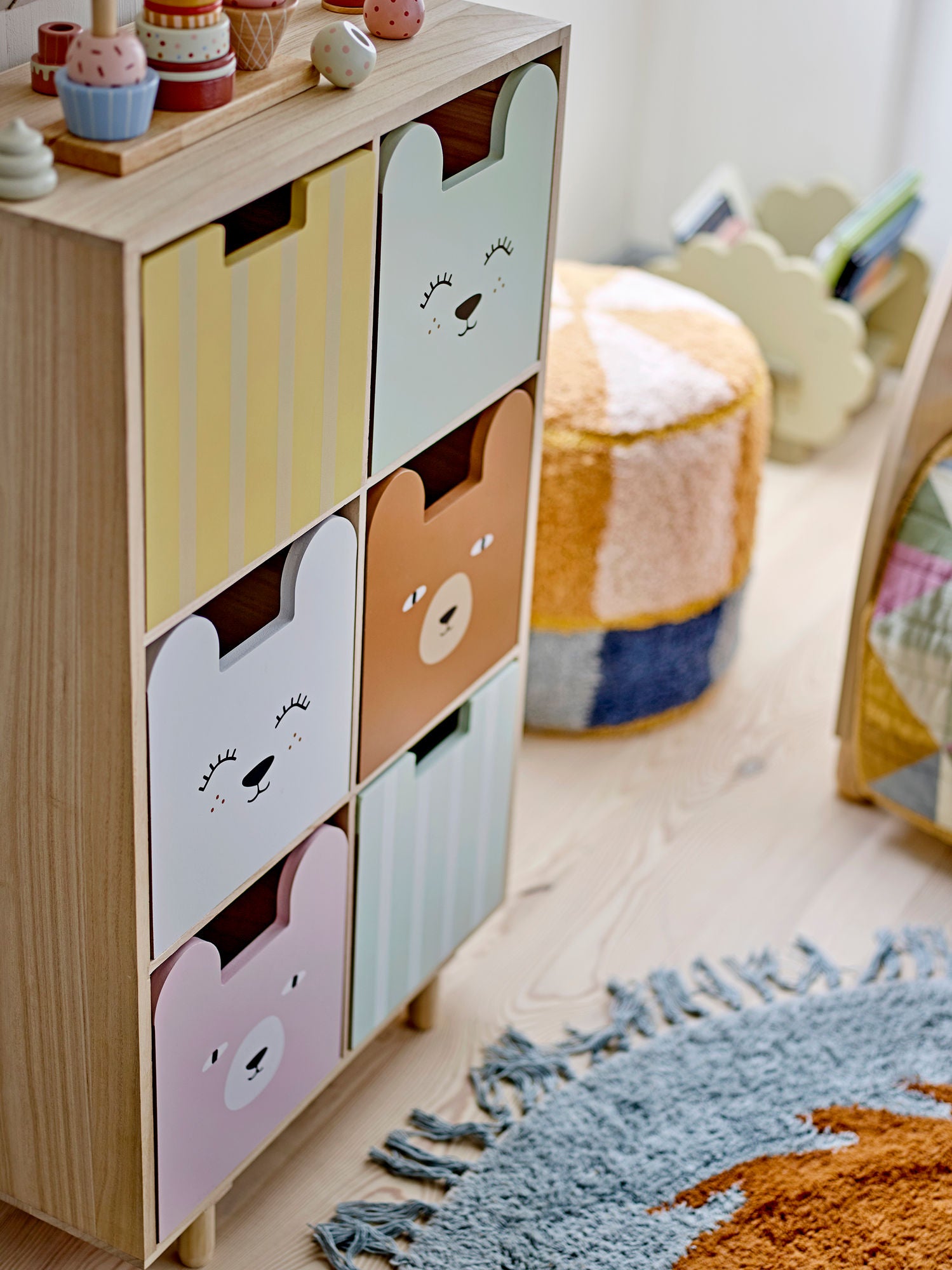 Calle Bücherregal mit Schubladen