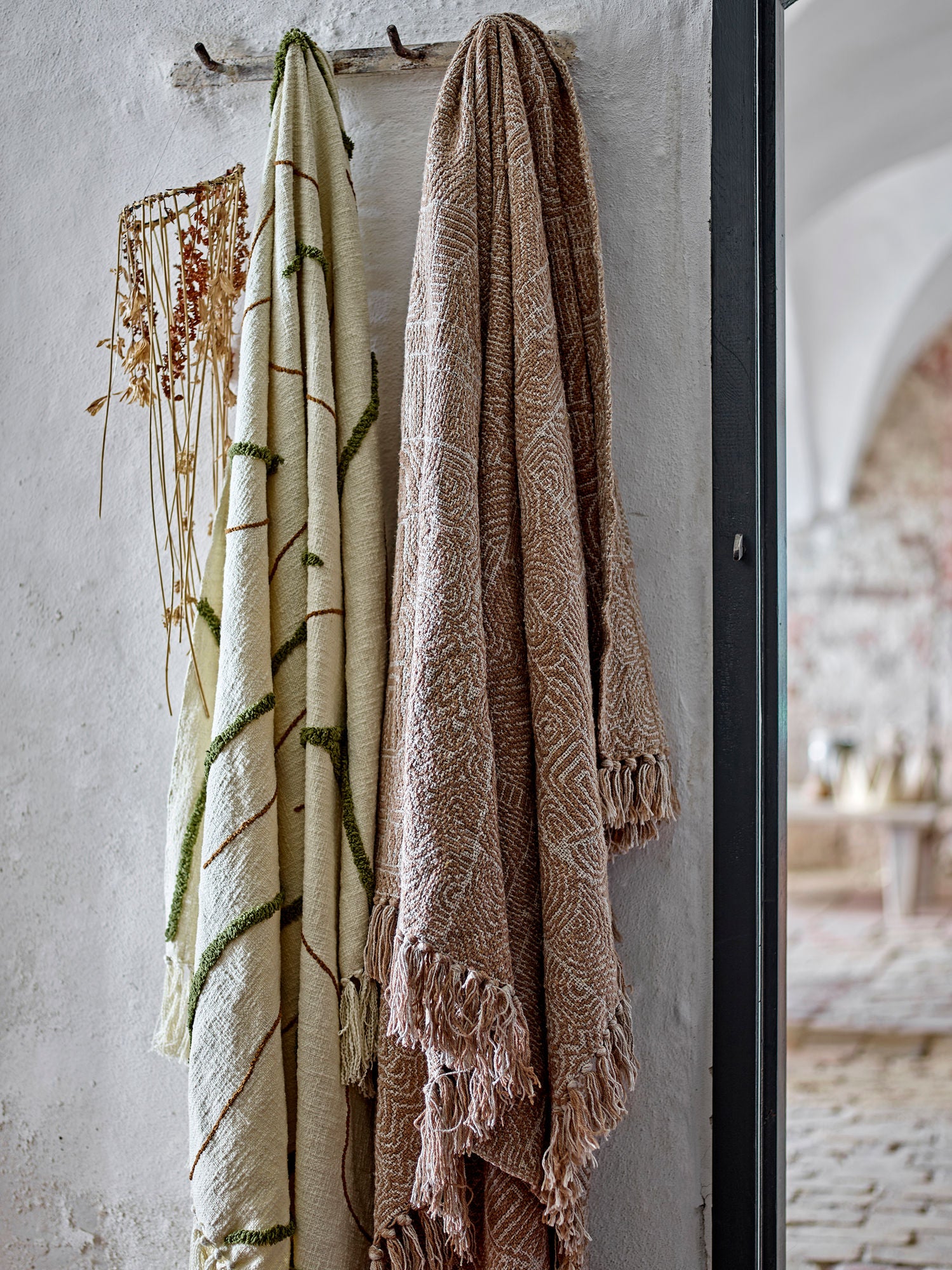 Osasio Plaid Decke, Grün, Baumwolle OEKO-TEX®