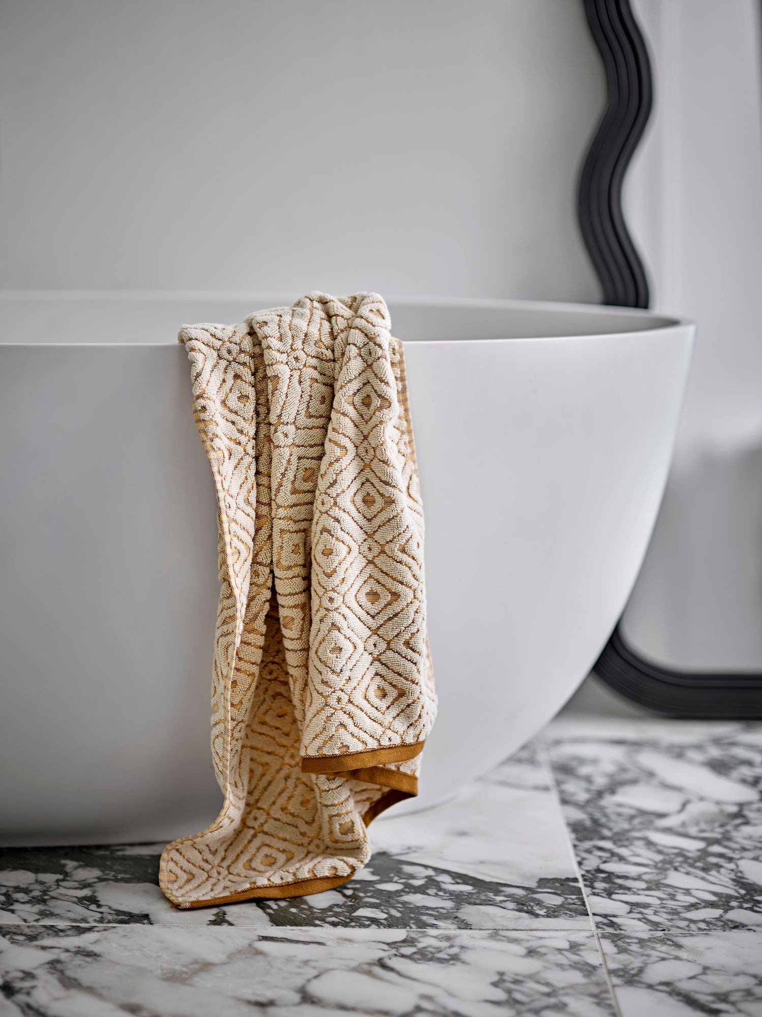 Malou Handtuch Natur Baumwolle OEKO TEX Zertifiziert Sanfte Textur