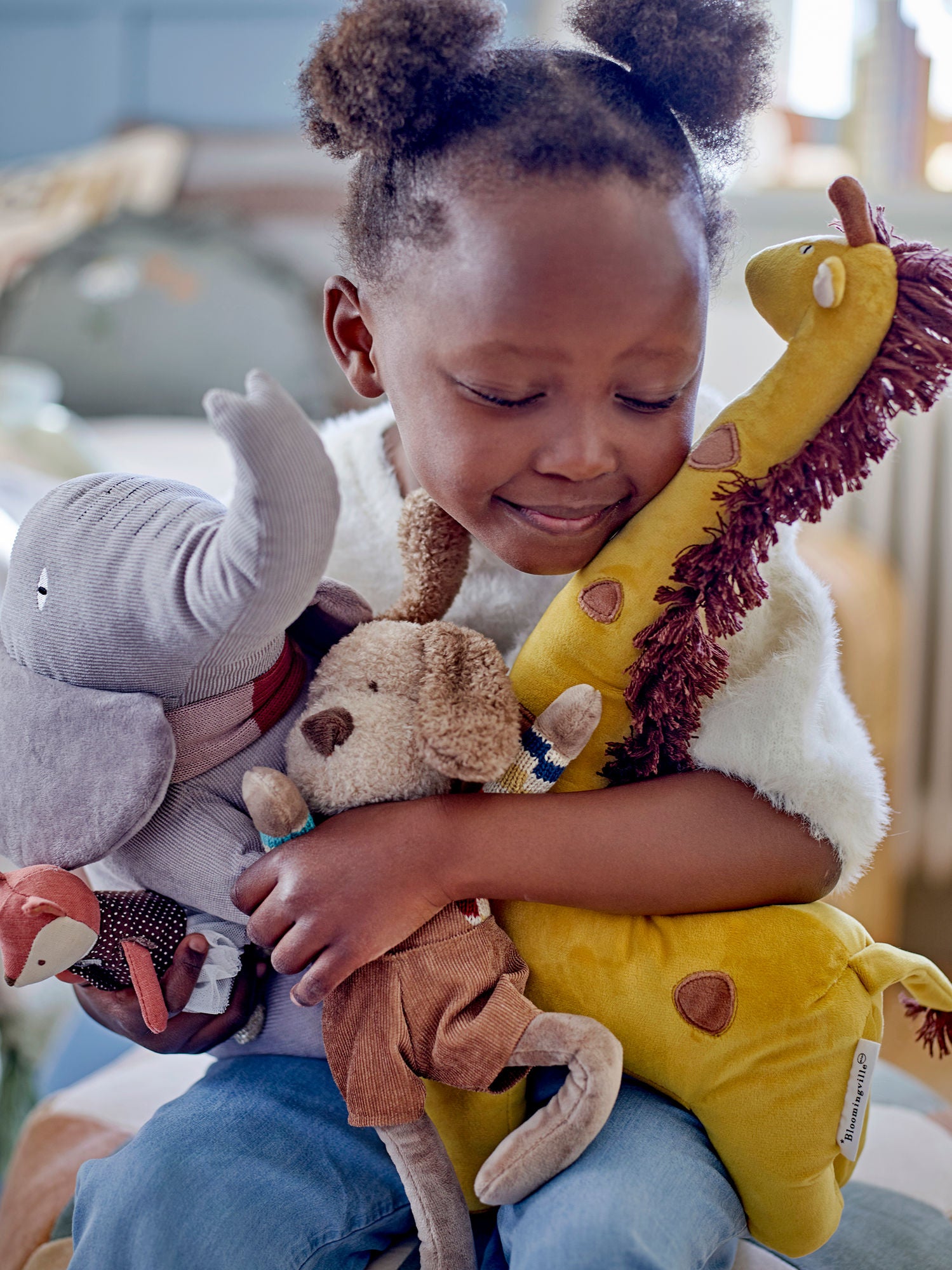 Ferdinand Plüschtier, Grau, Baumwolle