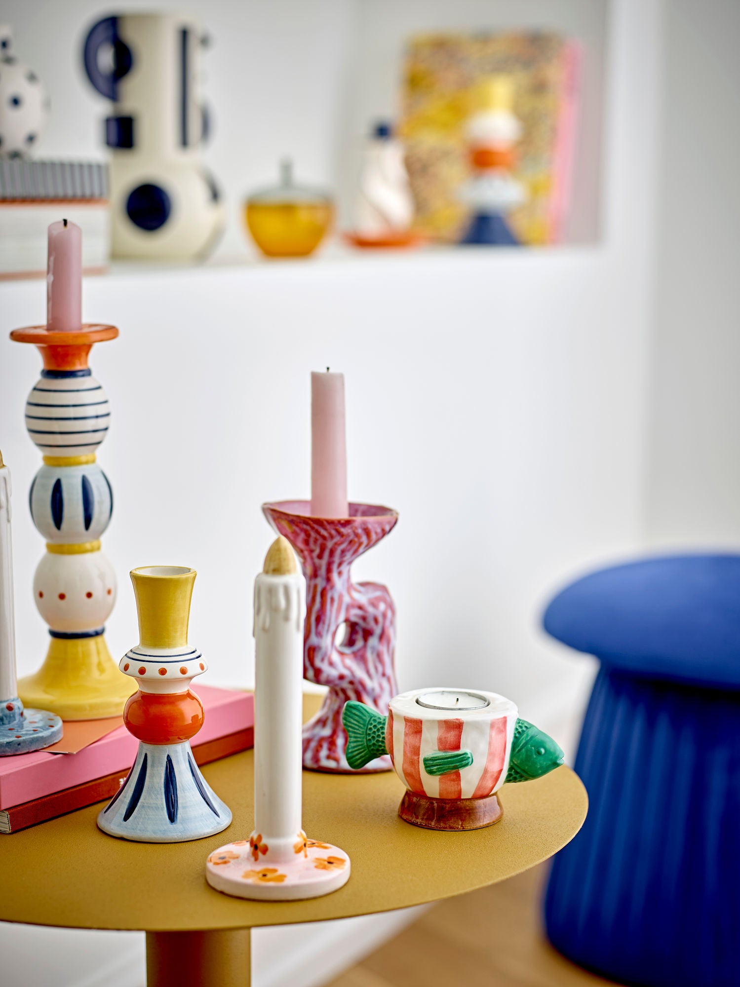 Heida Deko, Mehrfarbig, Steingut