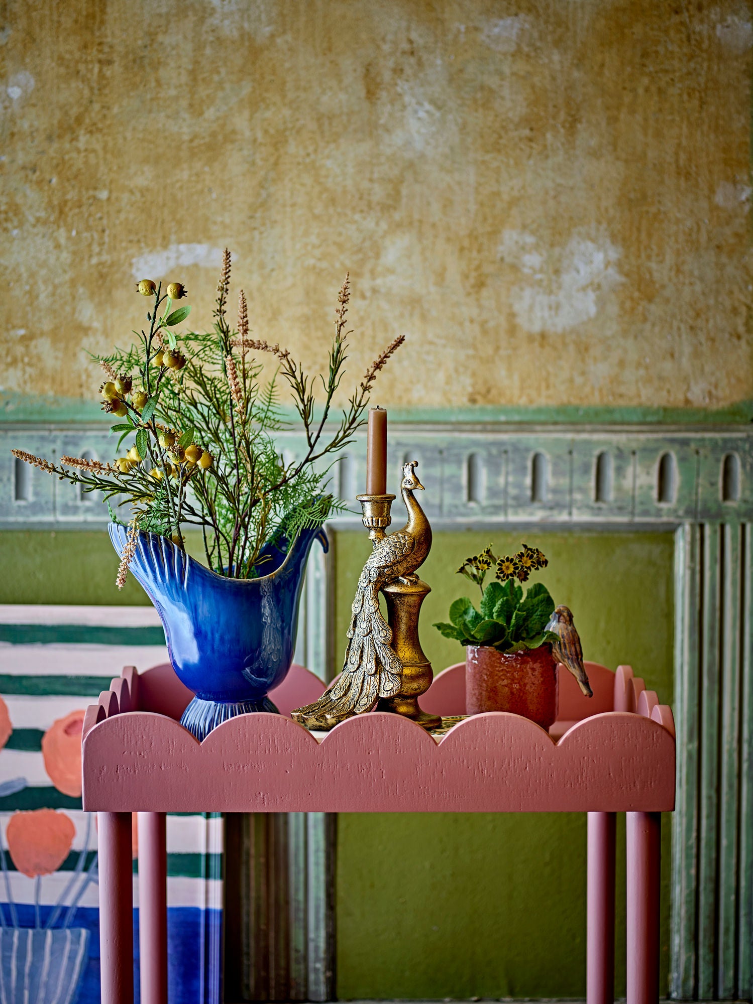 Isola Beistelltisch, Rose, Tannenholz