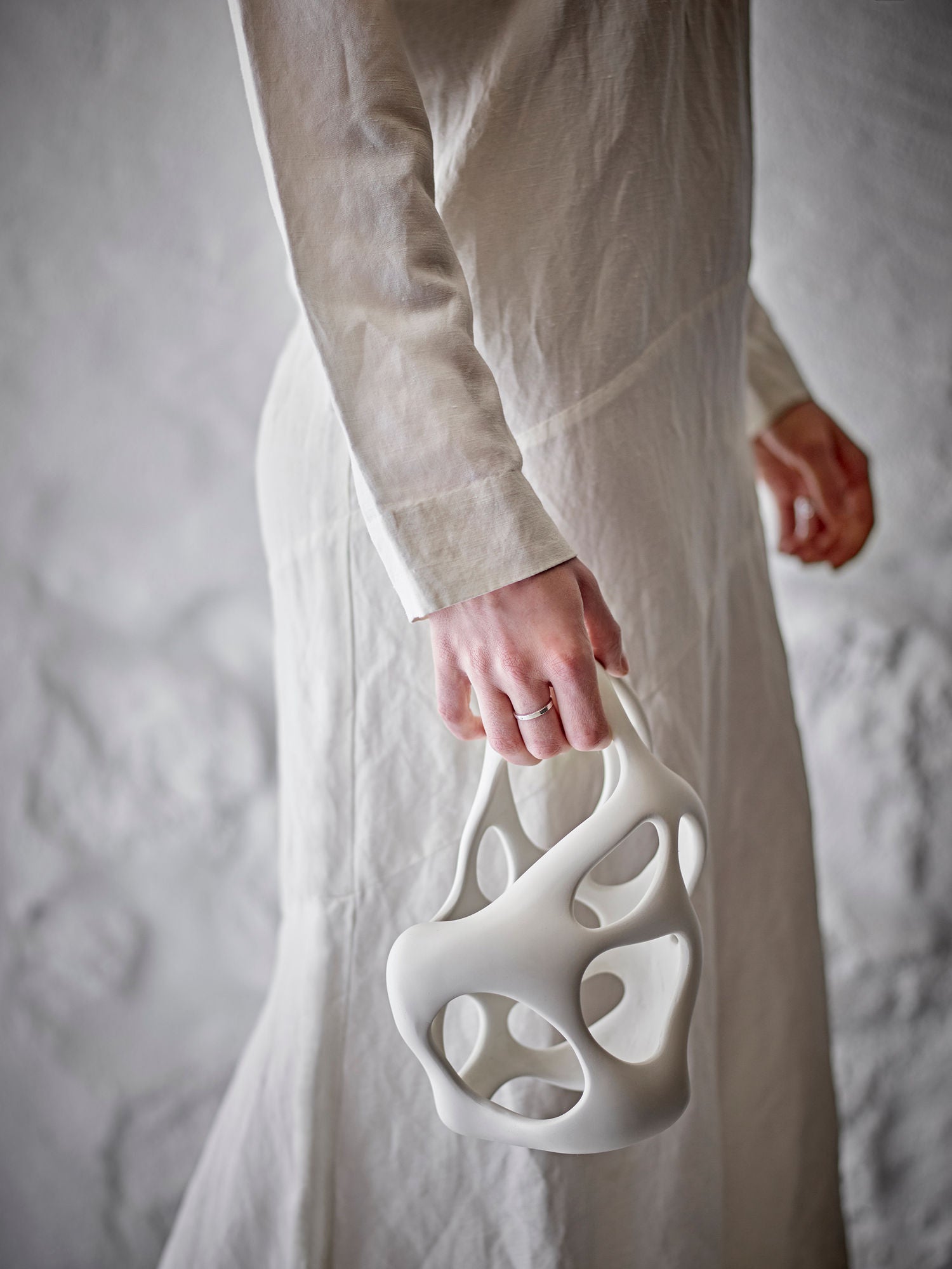 Chanet Dekoration, Polyresin in matter Weißoptik