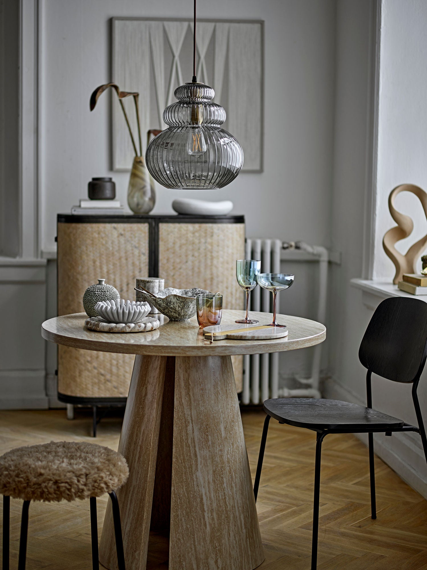 Linard Hocker, Felloptik, Braun mit schwarzen Beinen