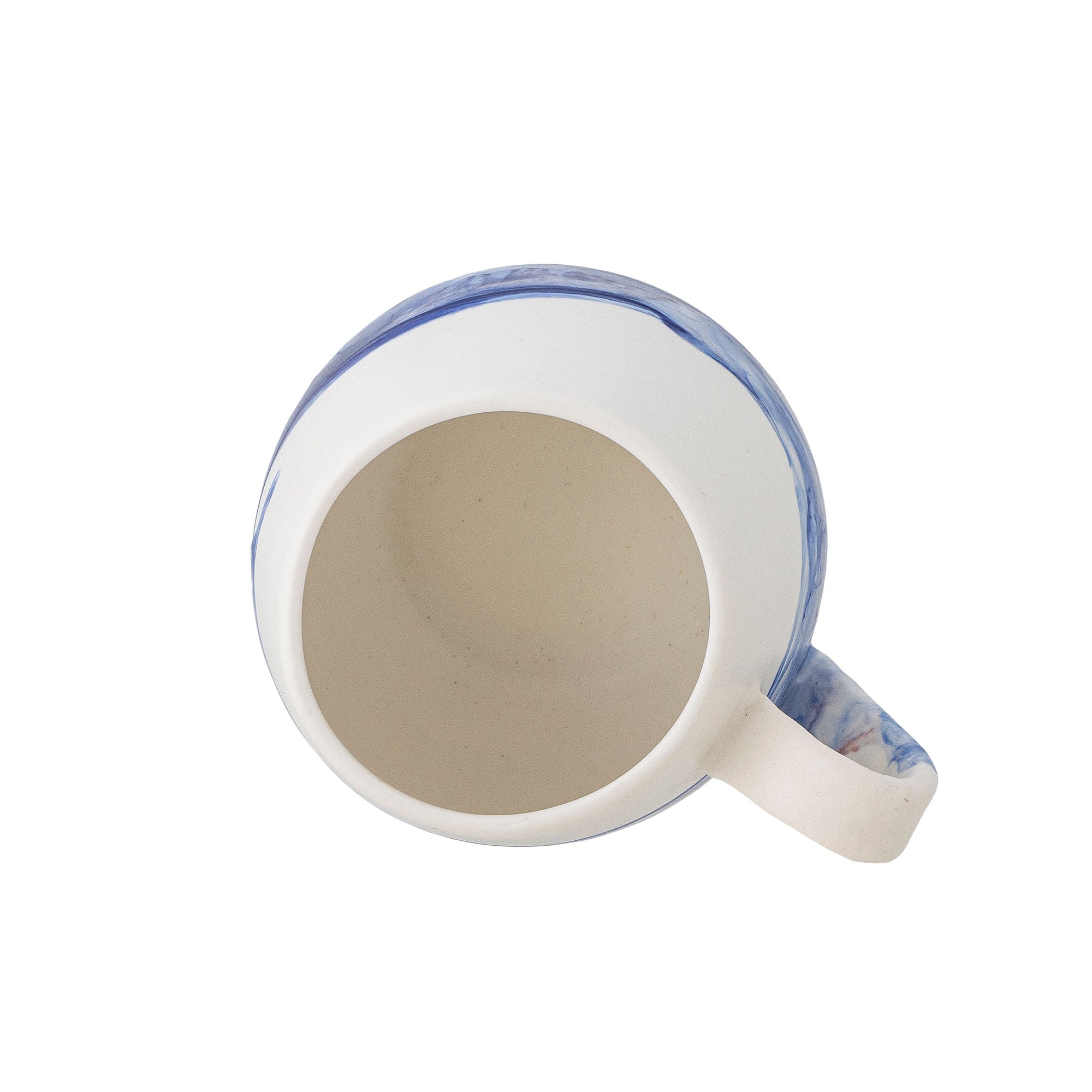 Lyre Tasse 4er-Set, Steingut mit aquarellartiger Glasur, Blau