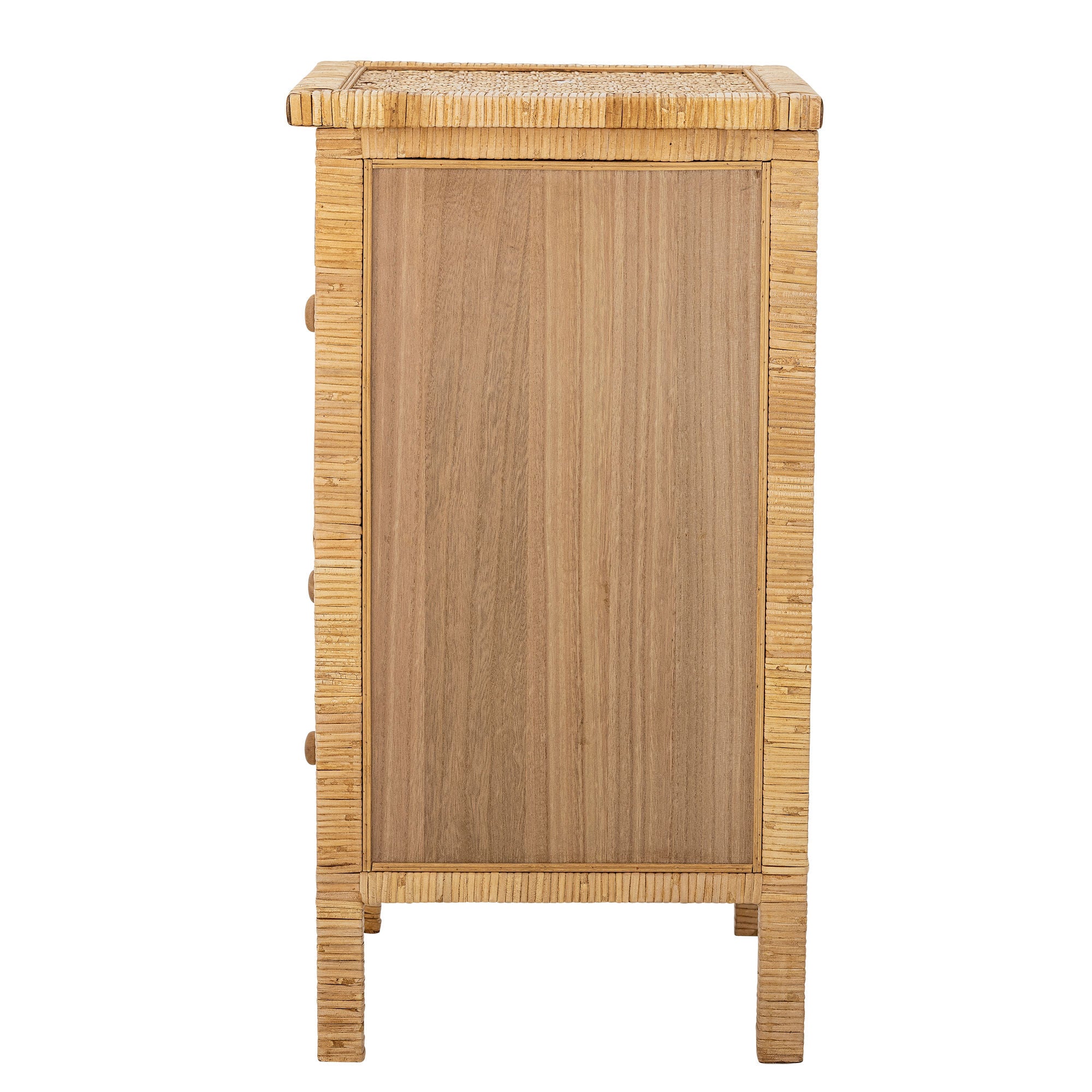 Lorris Kommode, Holz & Rattan, Naturfarben