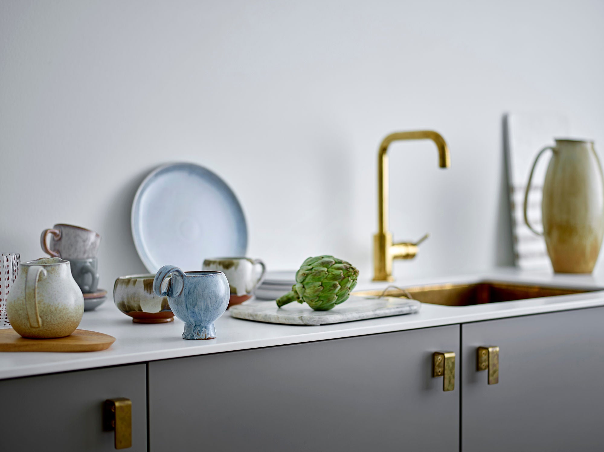 Avonlea Tasse, Blau, Steinzeug mit Reaktiver Glasur