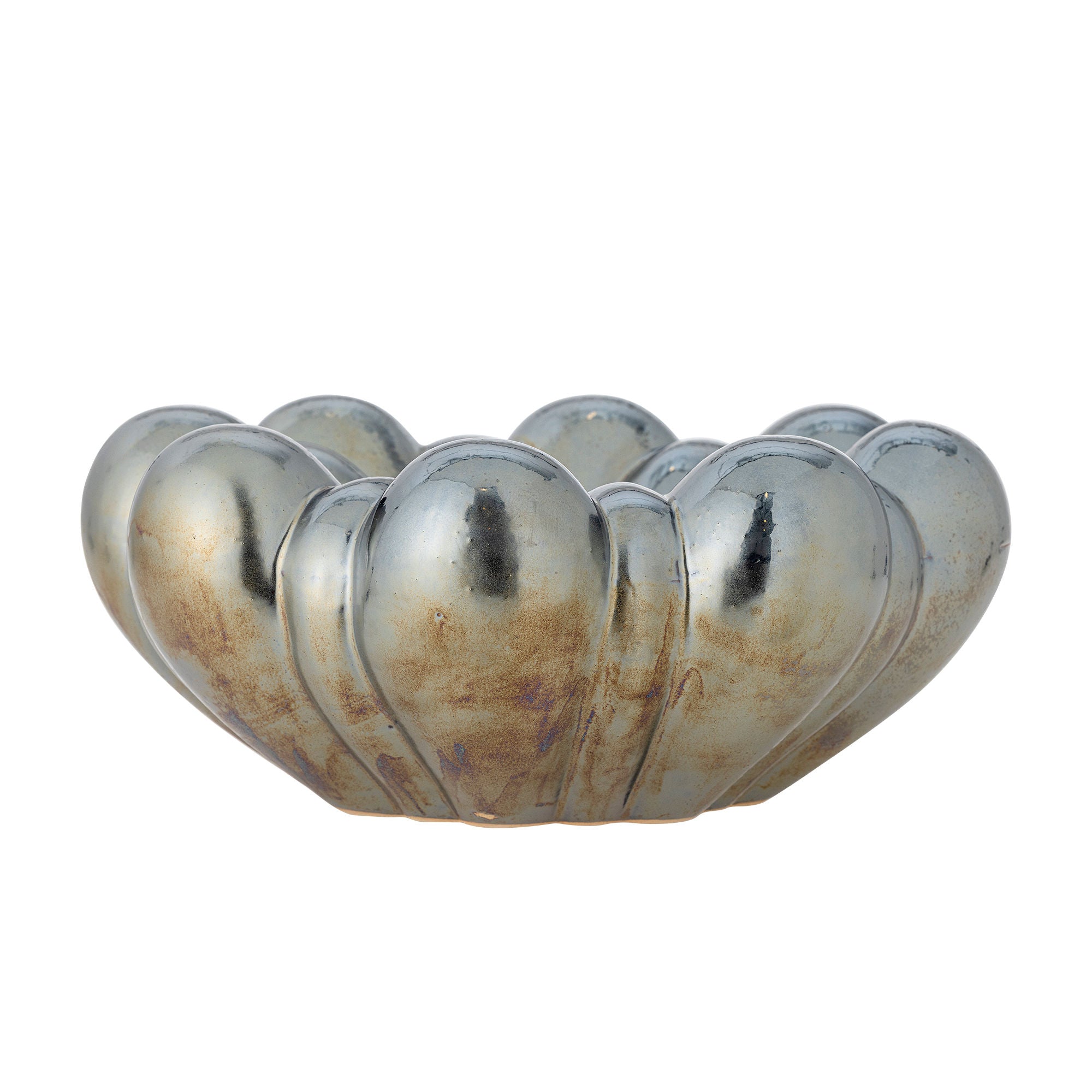 Sheeran Schale, Silberglanz, Steinzeug