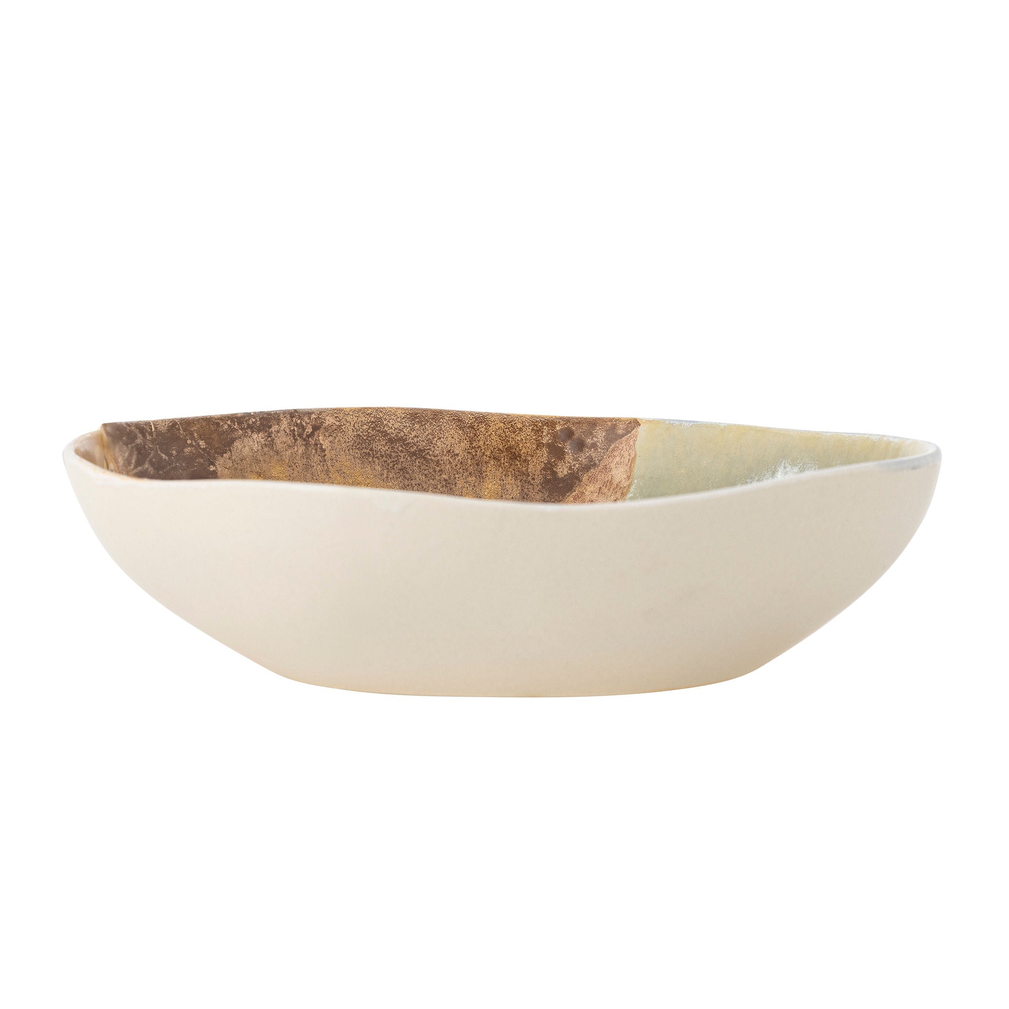 Lacey Schale, Warmtöne, Reaktive Glasur, Creative Collection Größe L