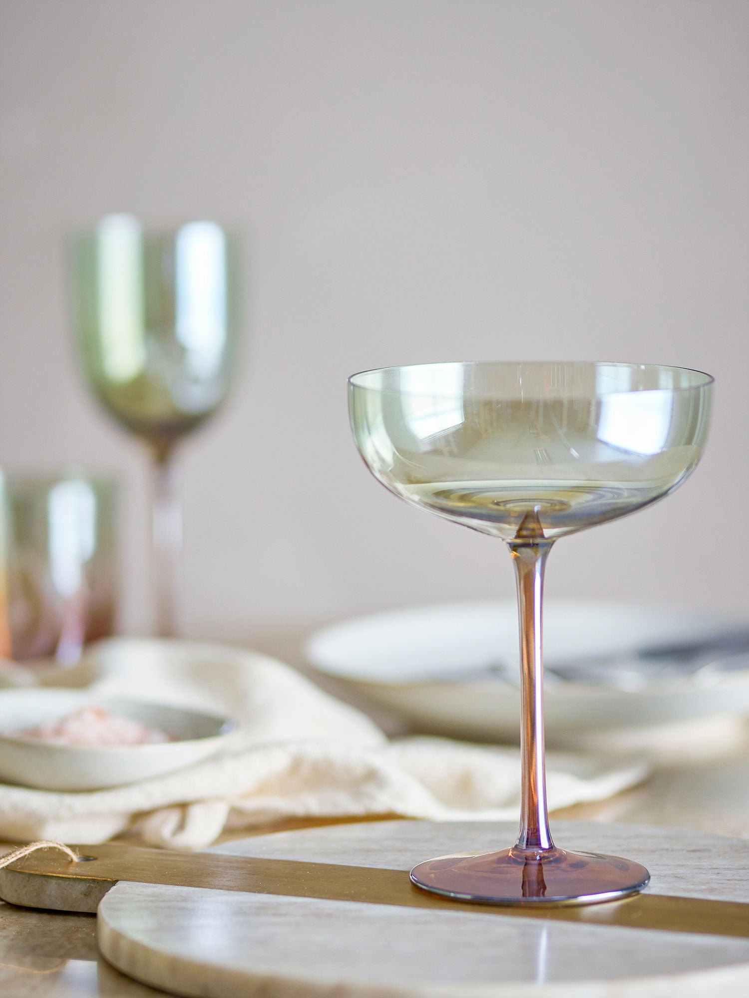 Aston Cocktailglas 4er-Set, Bronze, Glas