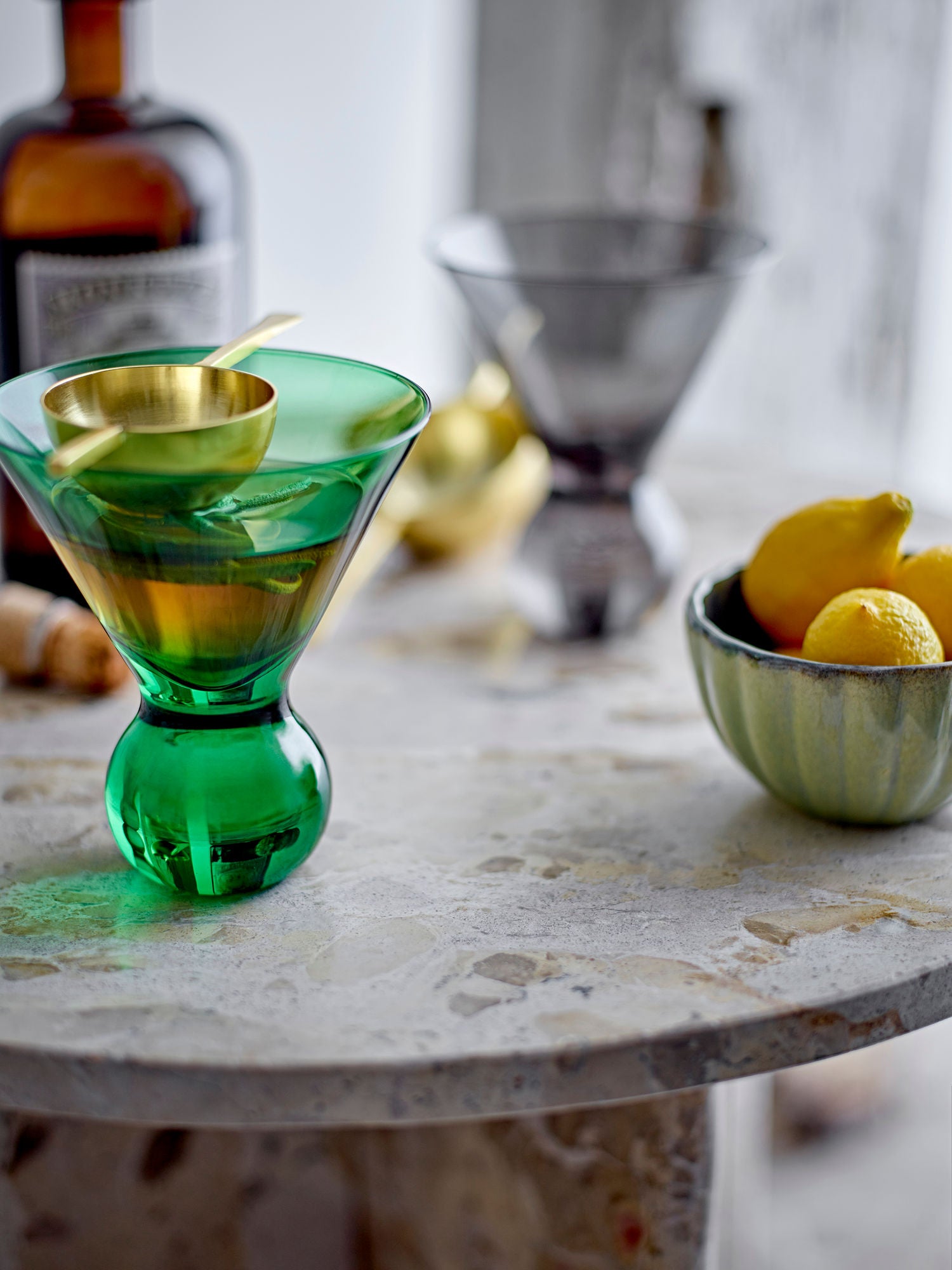 Corliss Cocktailglas, Grünes Glas, 4er-Set