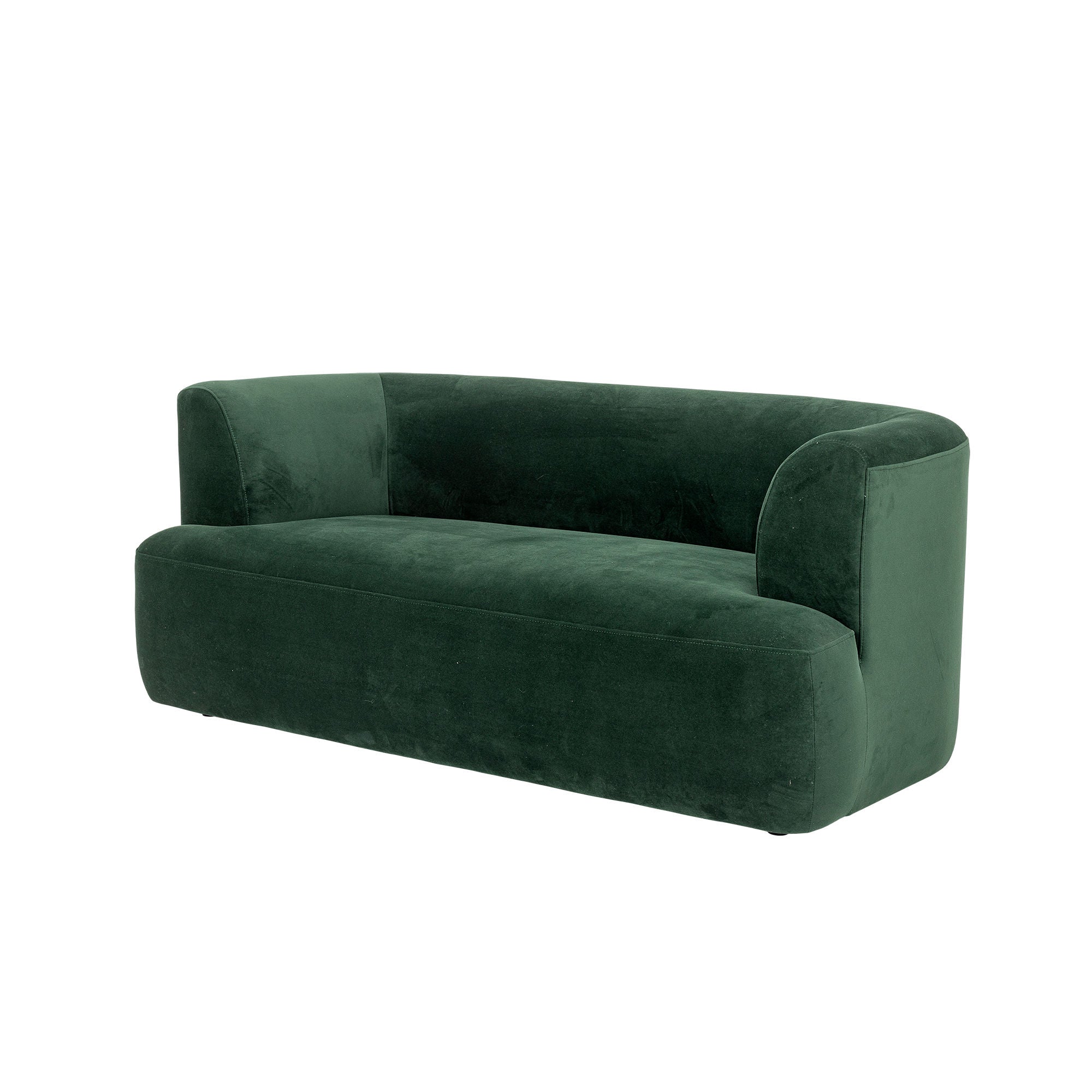 Morgan Sofa aus grünem Velours
