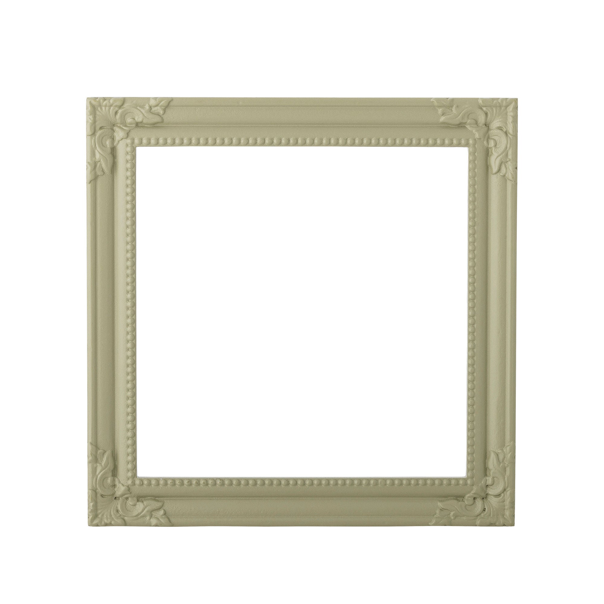 Larna Wandregal MDF Grün Offener Rahmen für Dekorationen und Kleinigkeiten