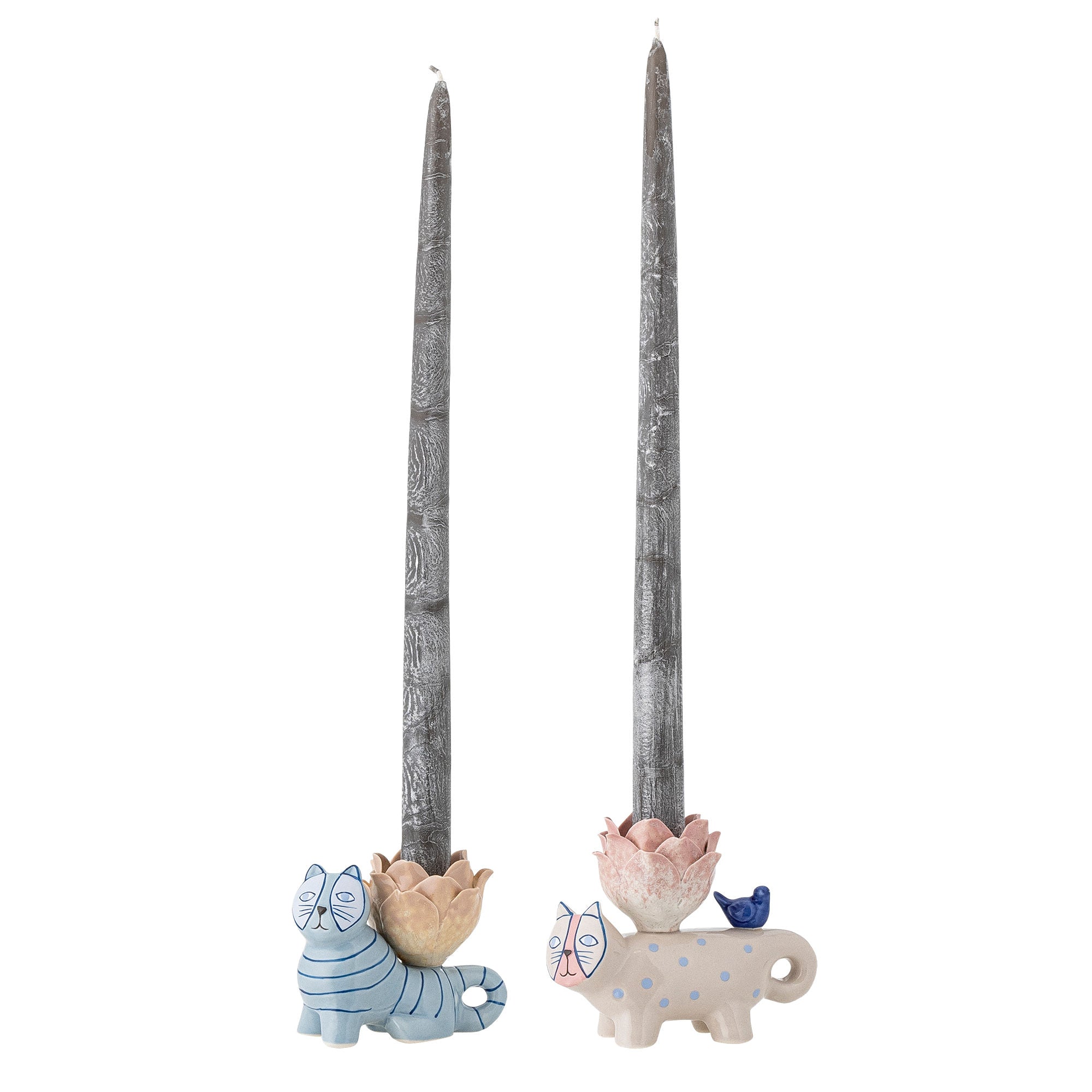 Missy Kerzenhalter im 2er-Set mit Katzenmotiven