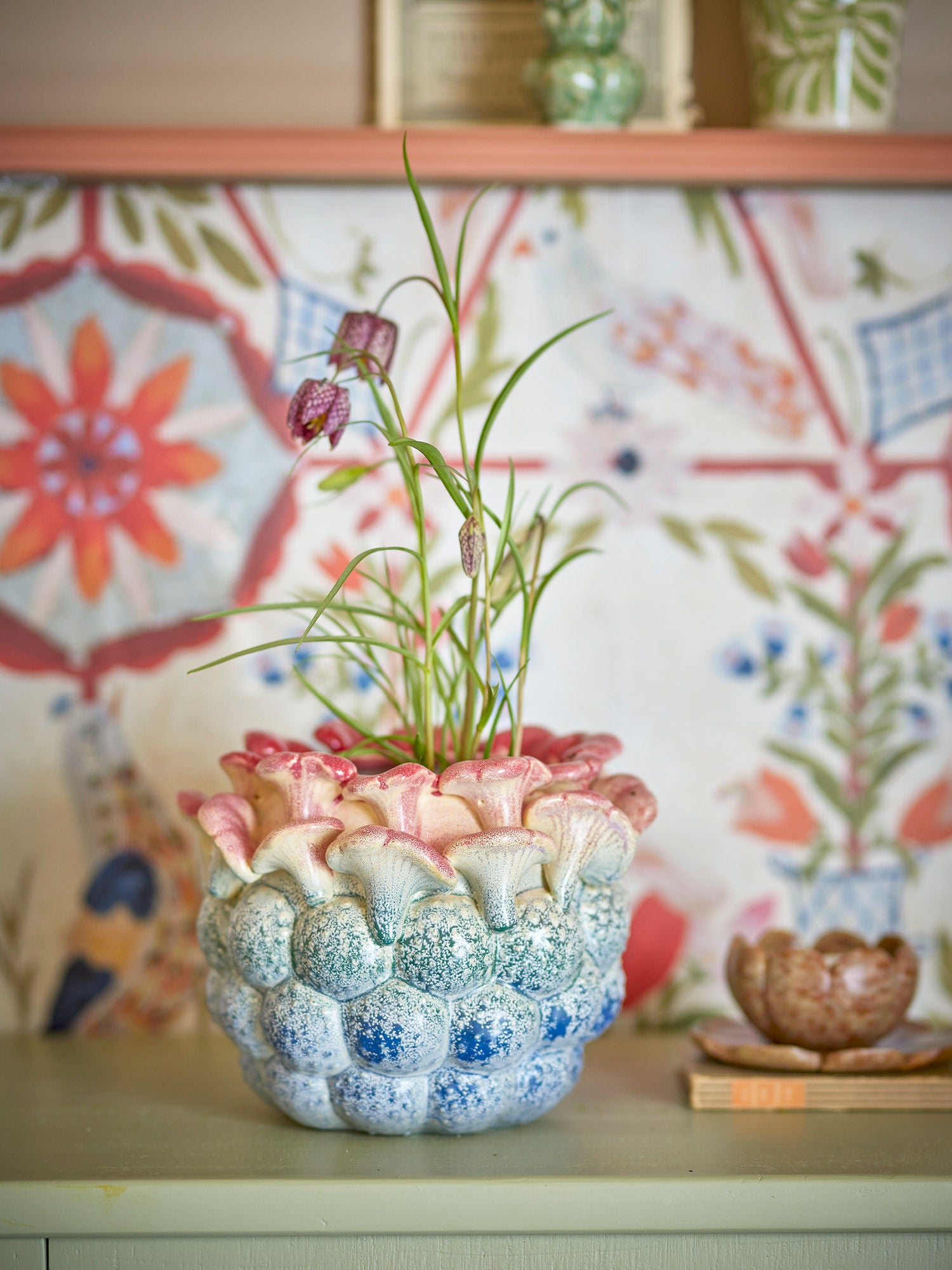 Maidan Blumentopf mit reaktiver Glasur