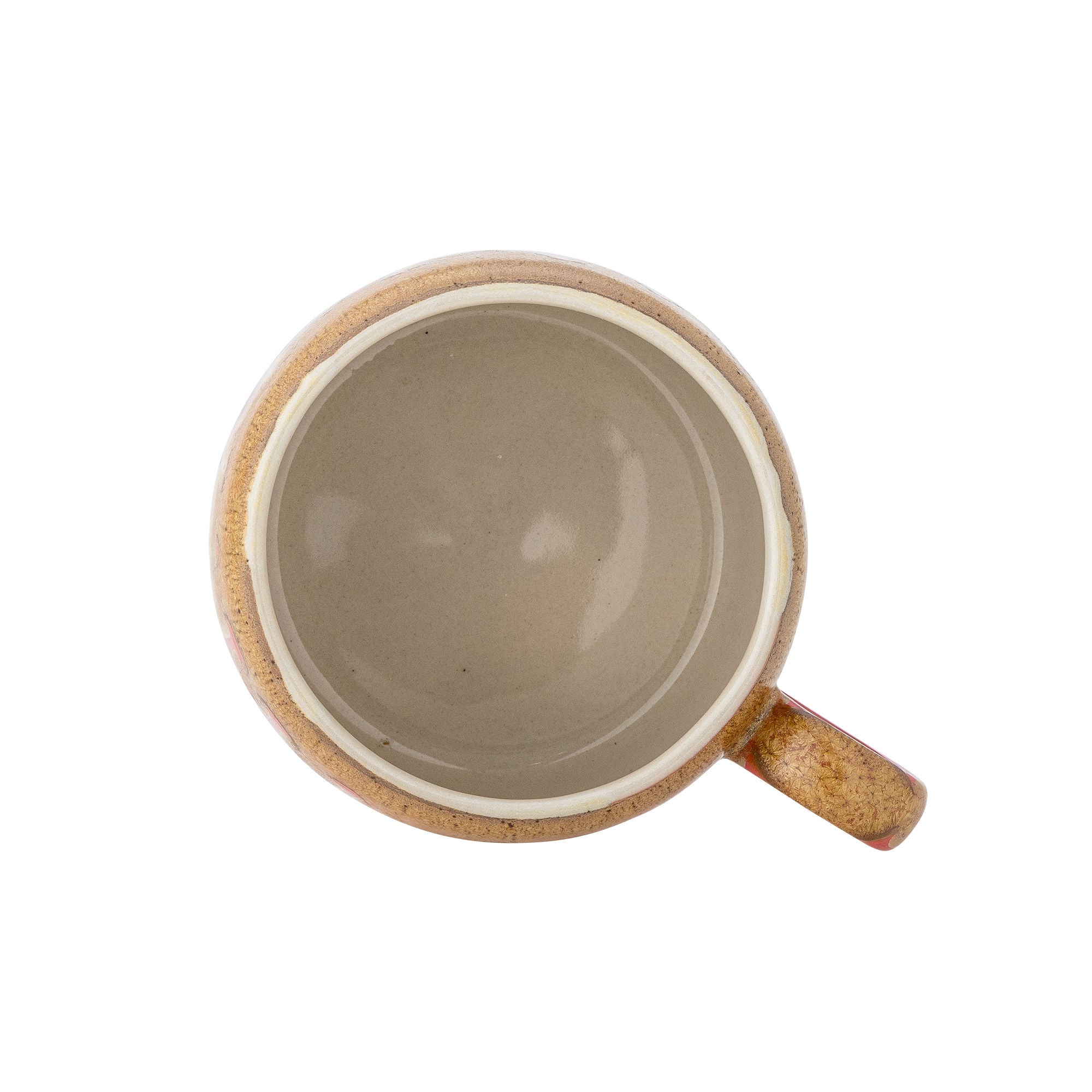 Sheen Becher 4er-Set rot gold Steingut