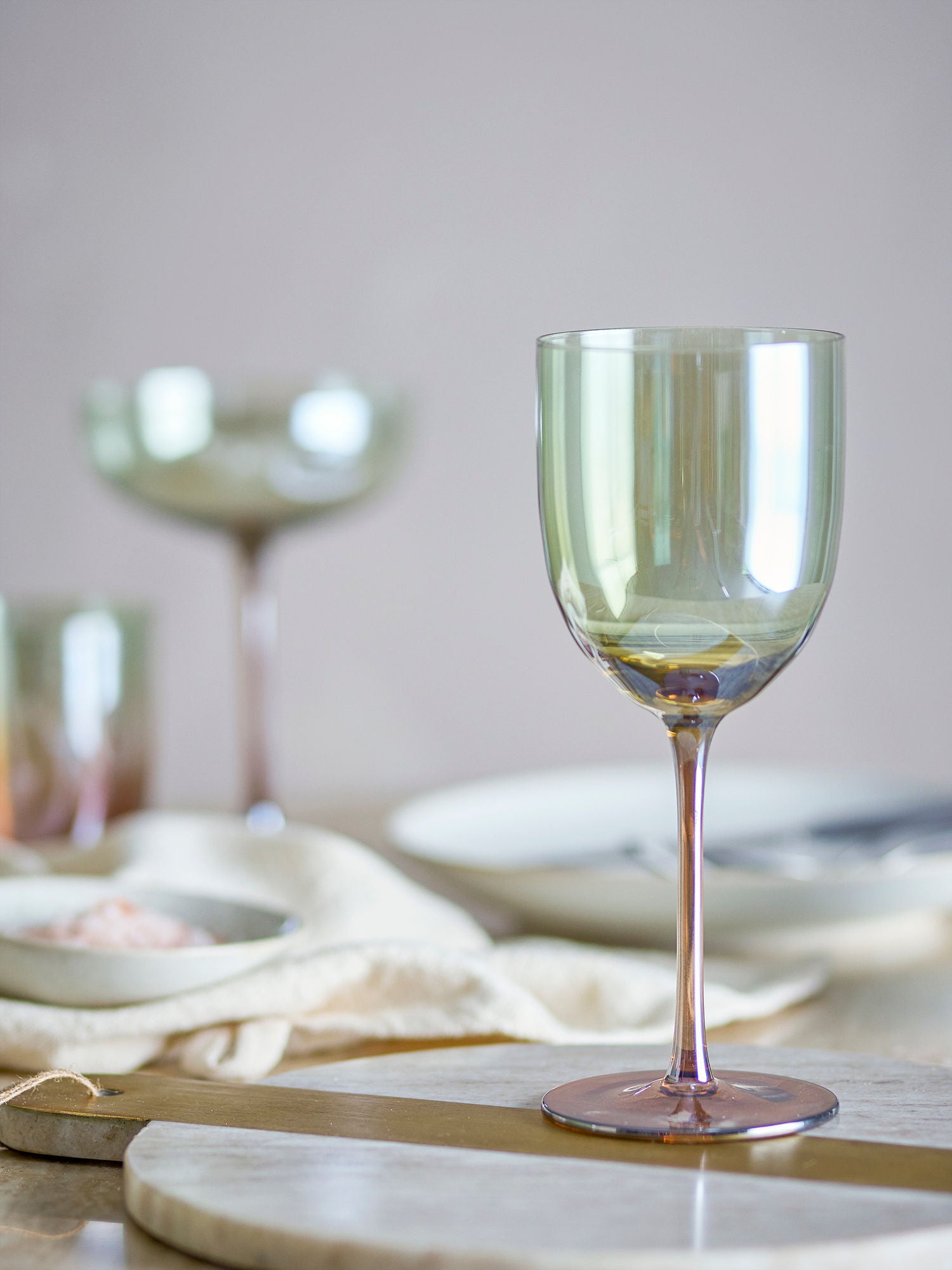 Aston Weinglas, 4er-Set mit bronzefarbener Oberfläche