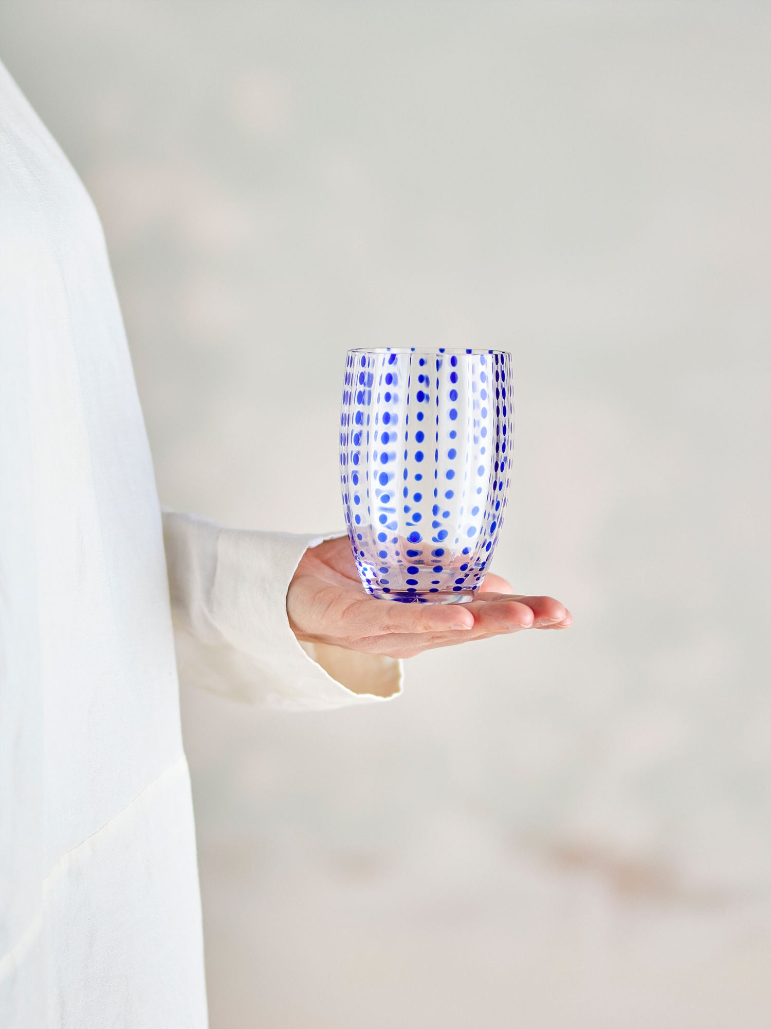 Brinley Trinkglas 4er-Set, mundgeblasenes Glas