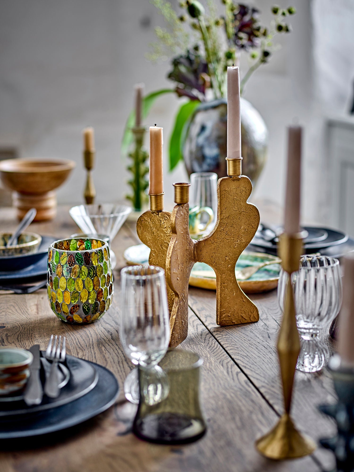 Lux Kerzenhalter für drei Kerzen