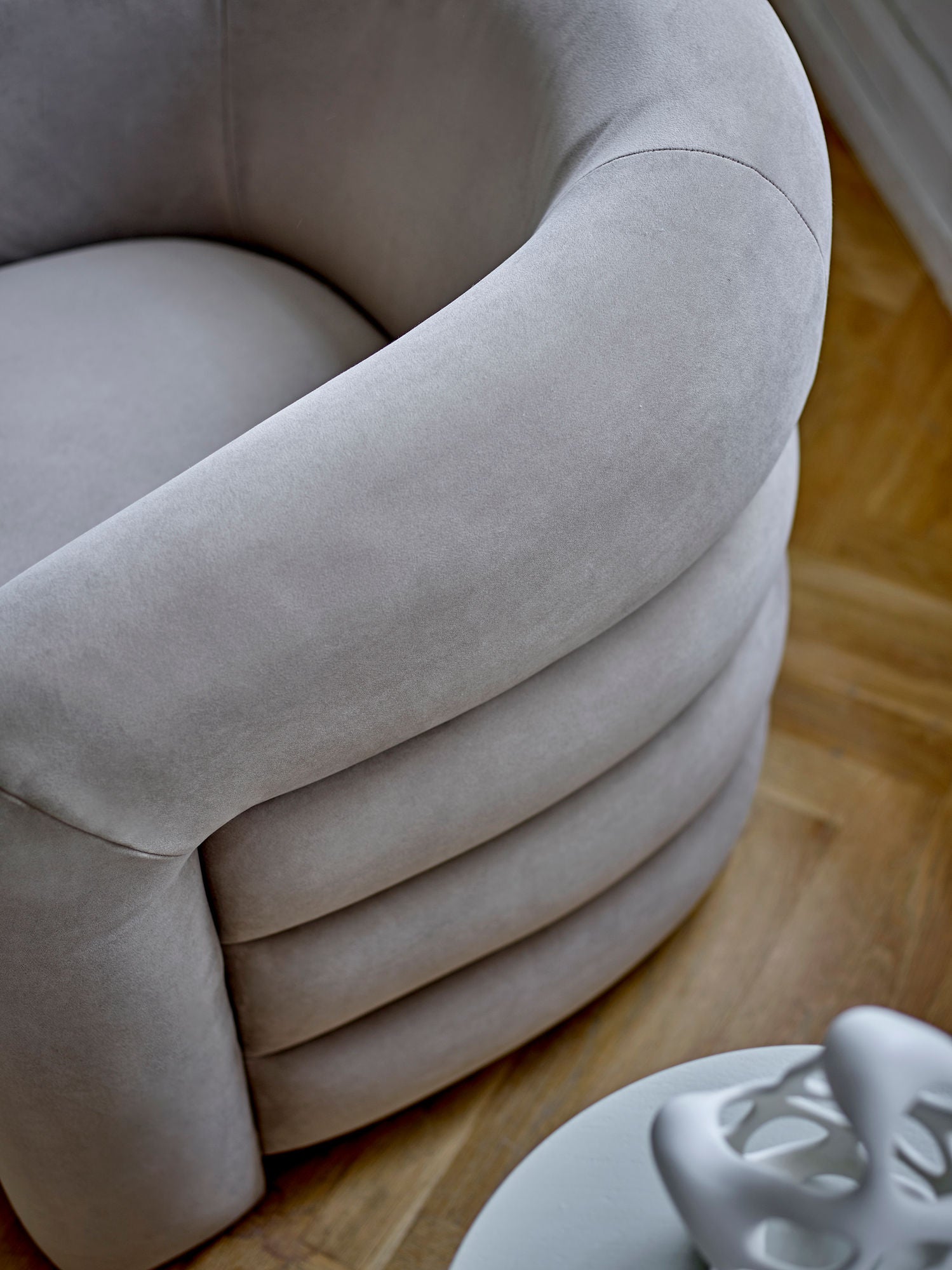 Joel Loungesessel, Grau, Polyester