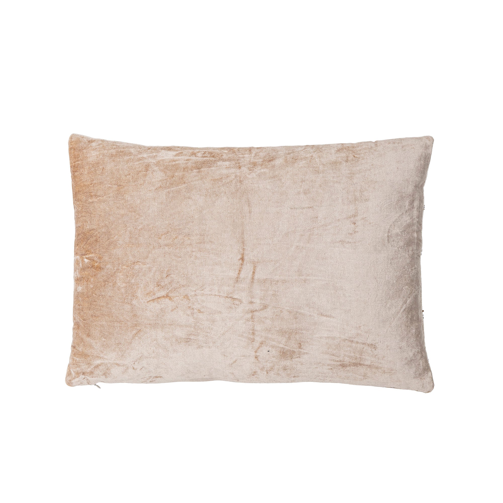 Adelona Kissen aus weichem Velours in warmen Tönen