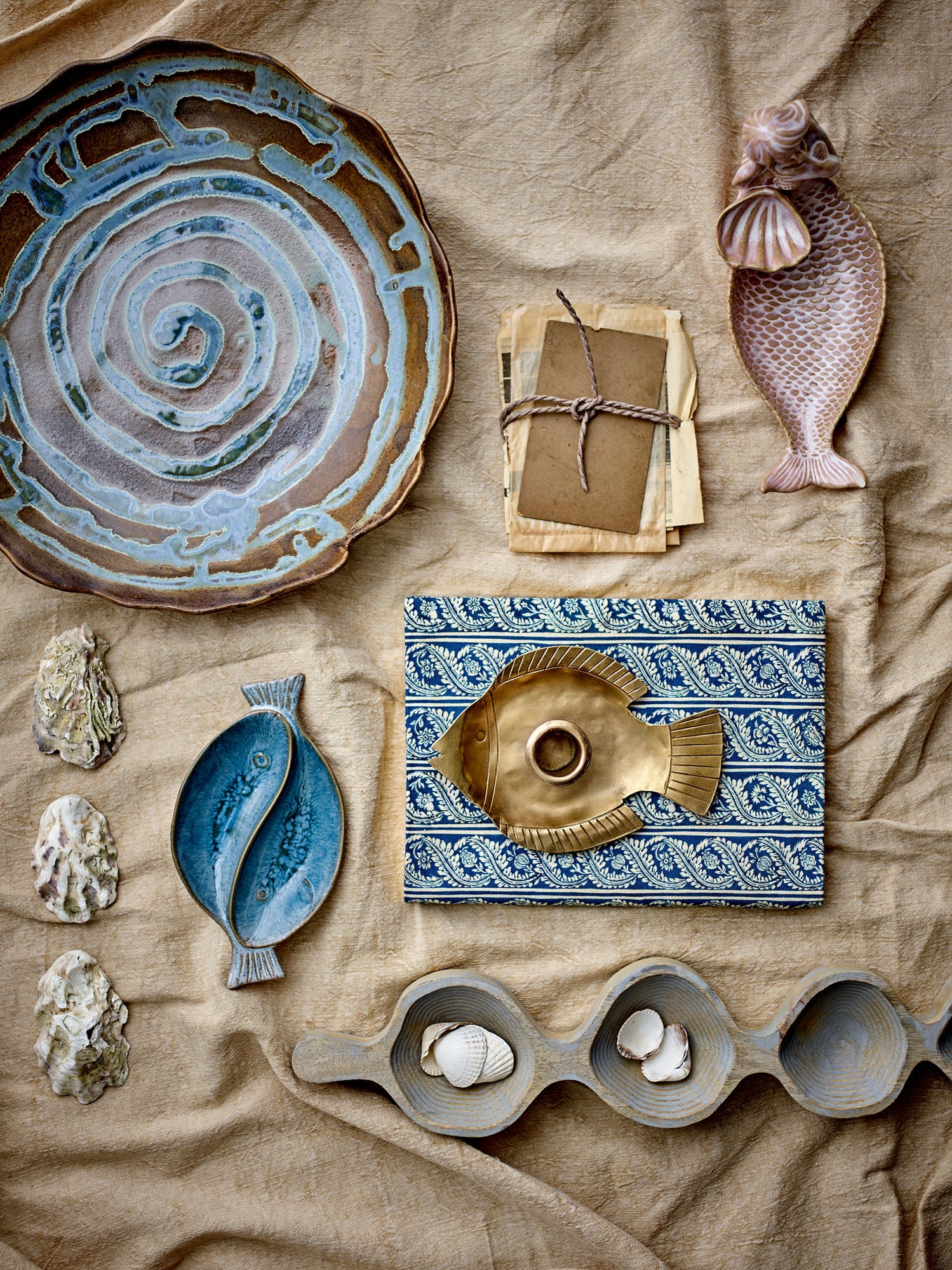 Marcelle Serviertablett, Grau, FSC® 100%, Mango