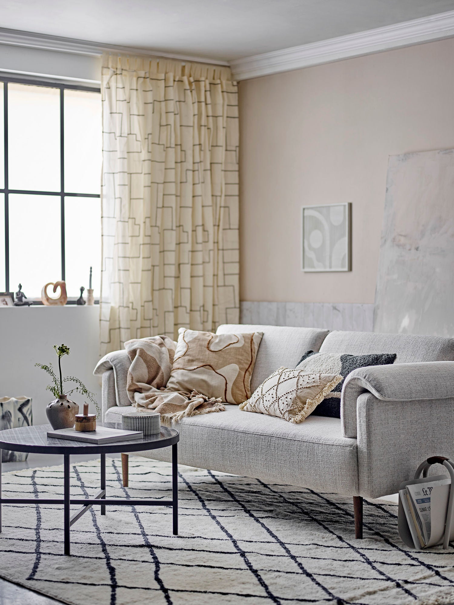 Chesham Sofa, weiß, Polyester