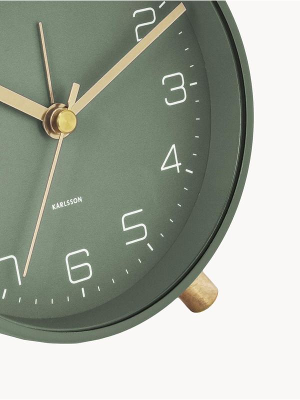Karlsson Lofty Wecker – Minimalistisches Design mit goldenen Akzenten