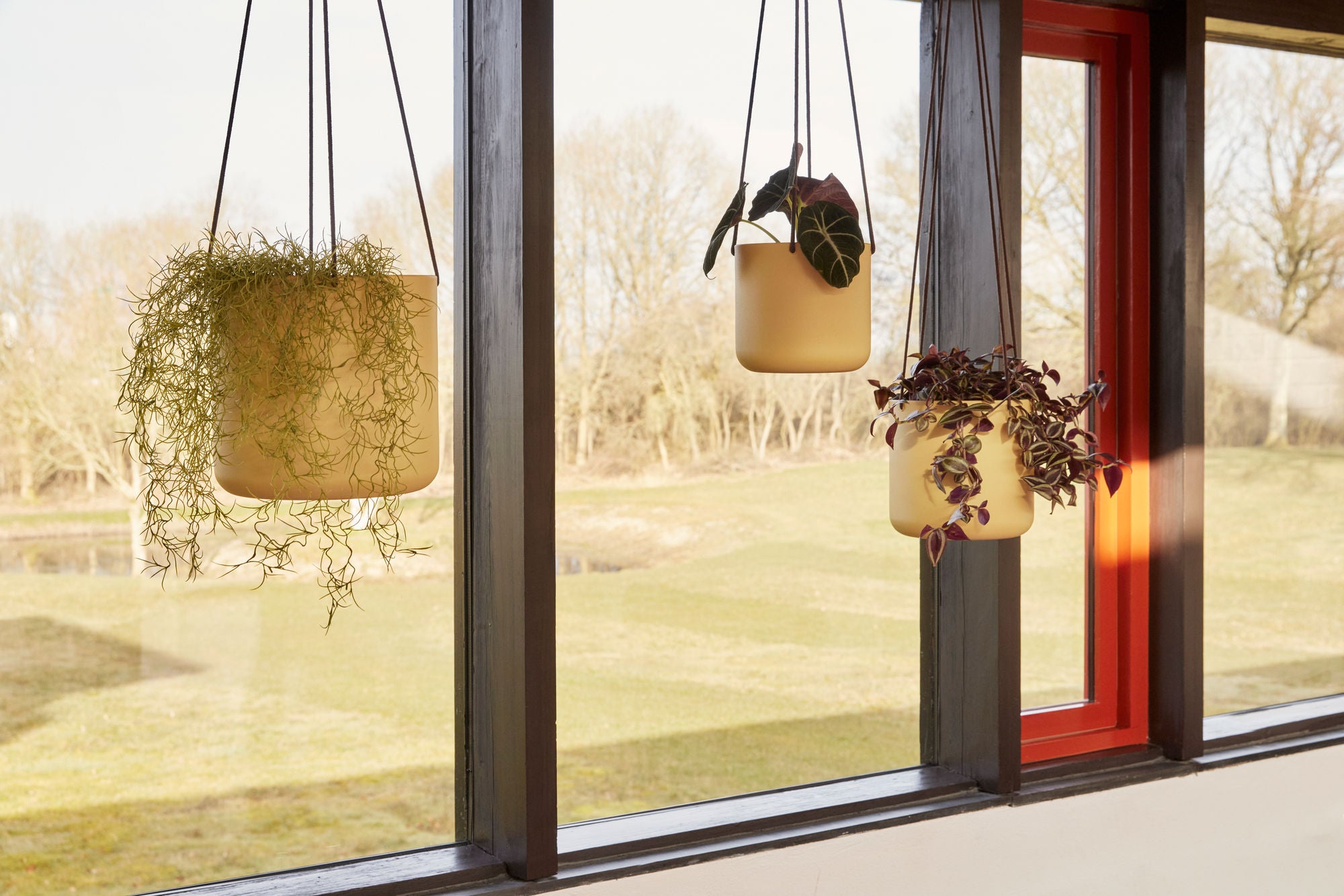 Bloom Hängetöpfe Large Khaki (3er Set)