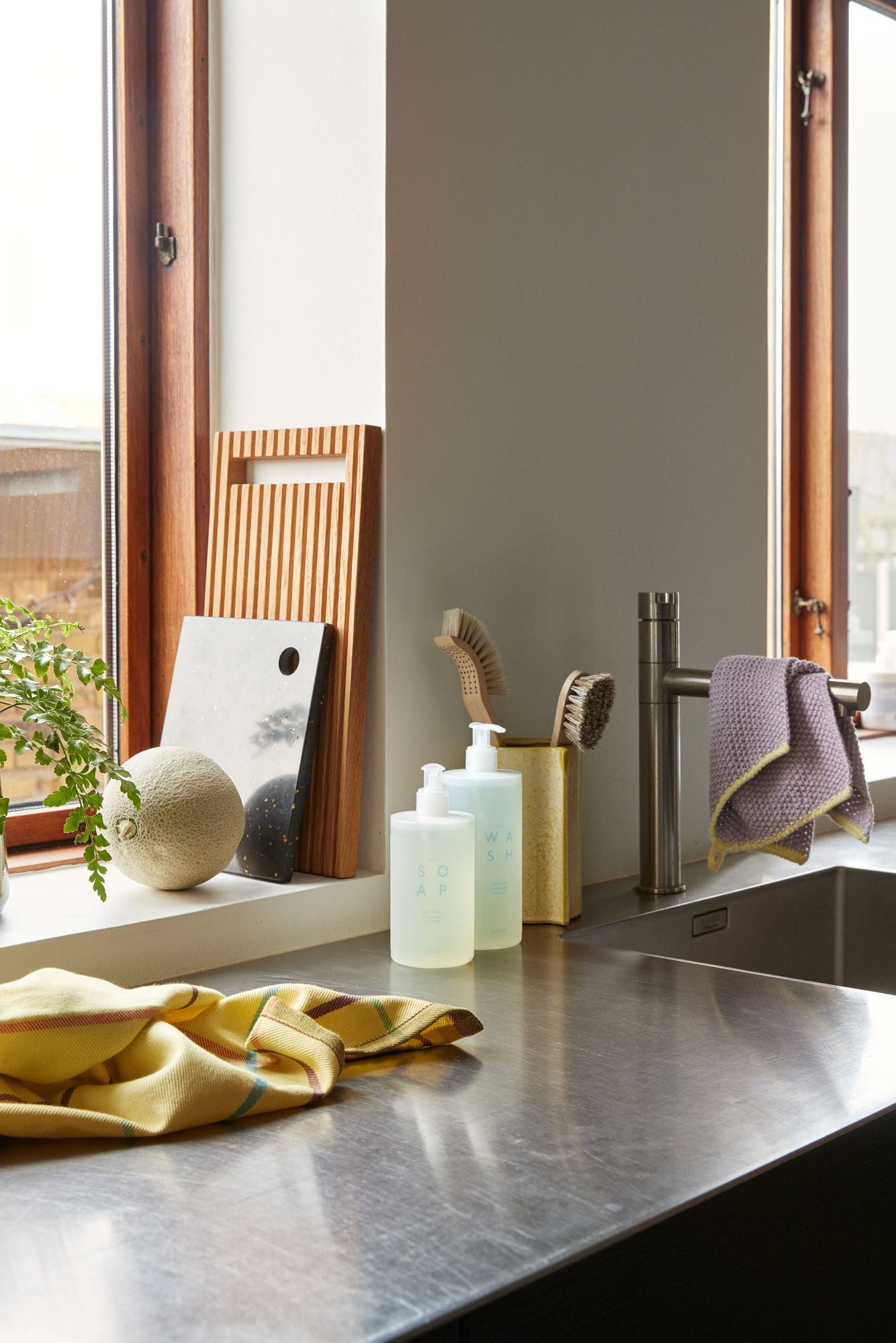 Alley Schneidebretter Naturfarben (2er Set)