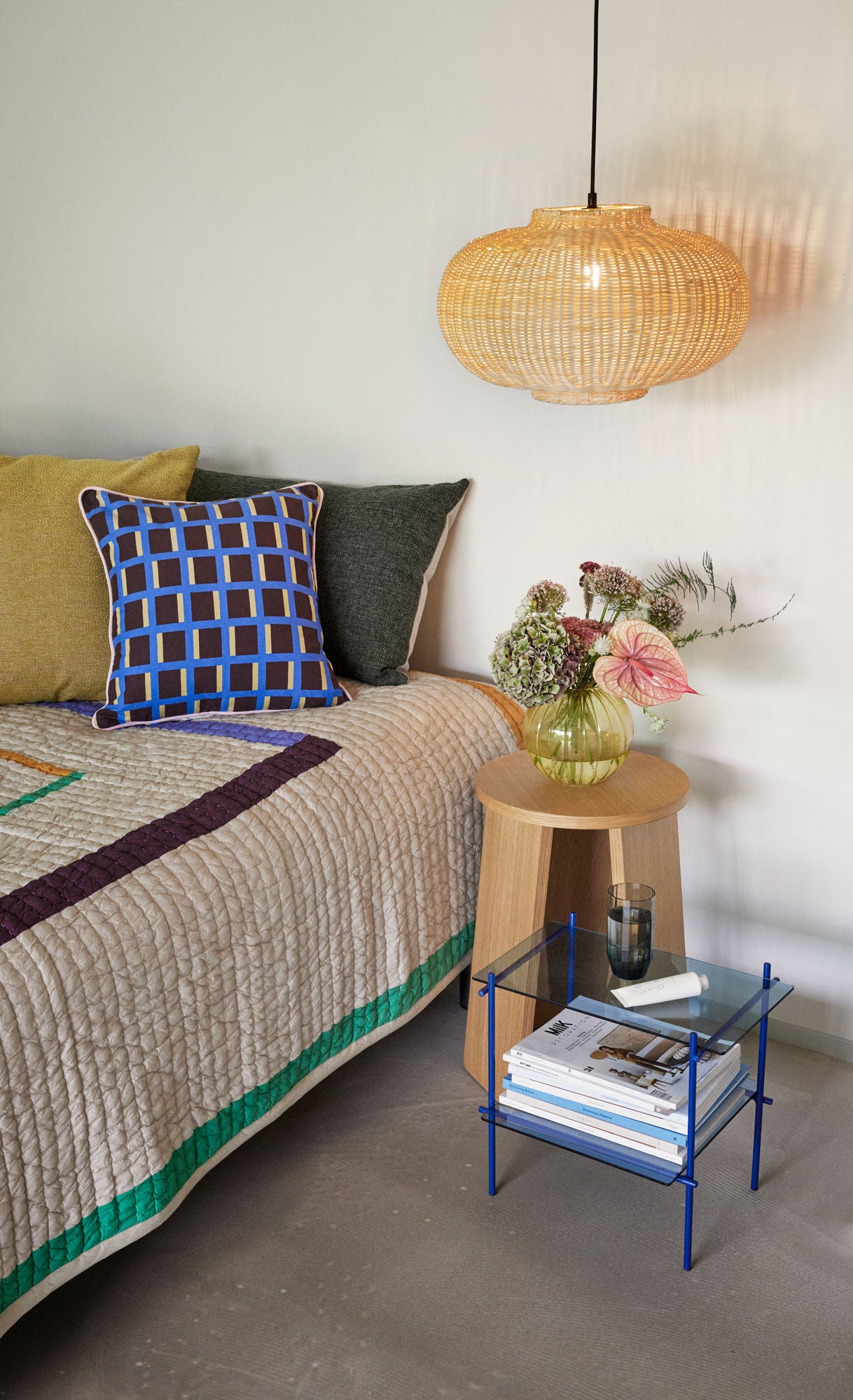 Chand Rattan Pendelleuchte Naturfarben Aus Korbgeflecht mit E27 Fassung und Nachhaltigem Stil