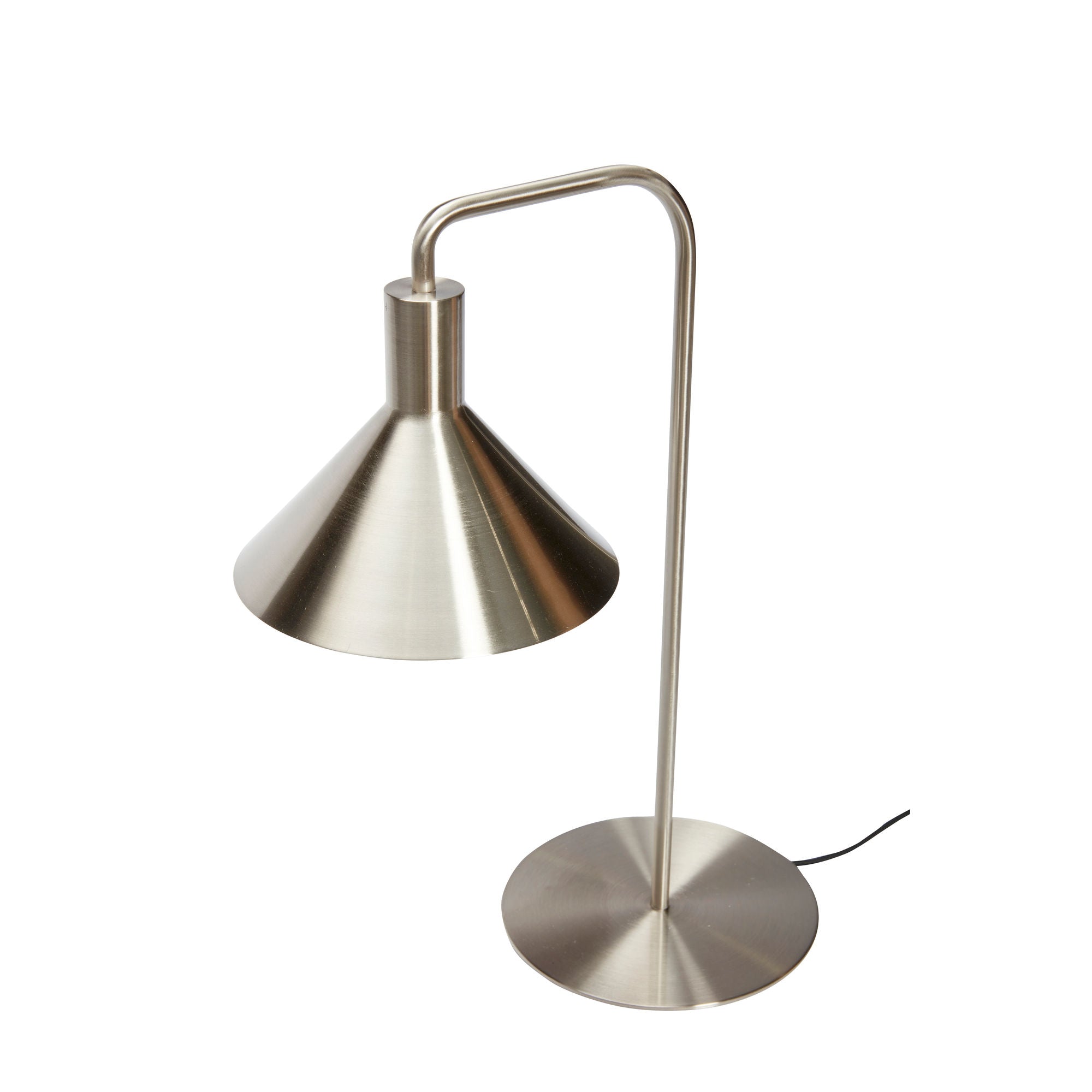Solo Tischlampe Nickel – Minimalistisches Design mit glänzendem Finish