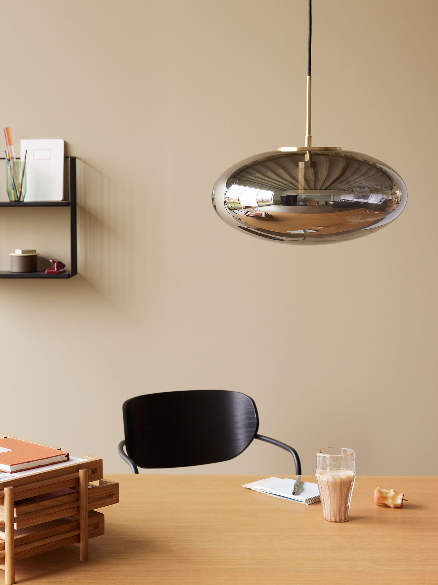 Reflect Hängelampe Ellipse Grau