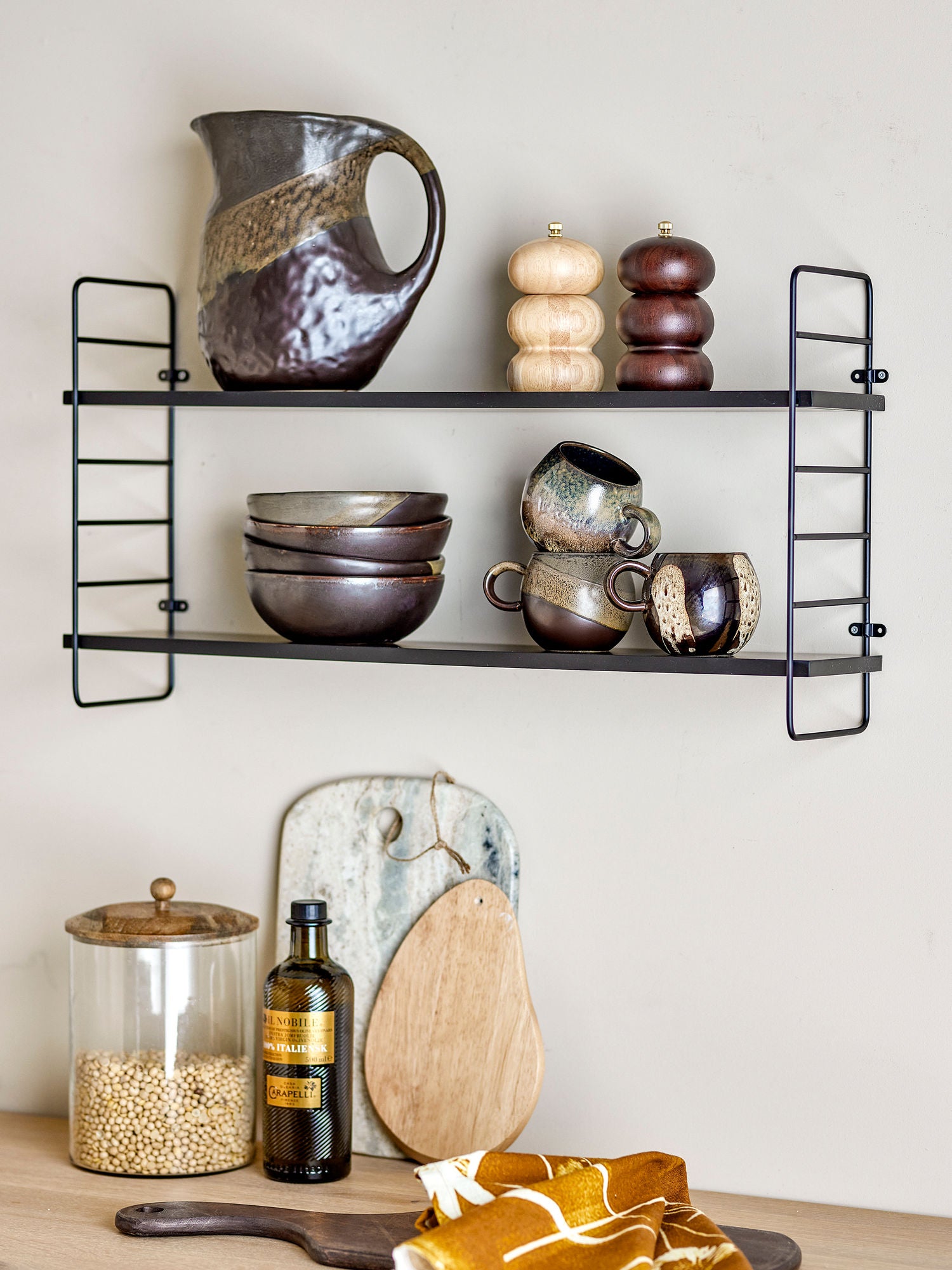 Marge Salz- & Pfeffermühlen, Gummibaumholz im 2er-Set