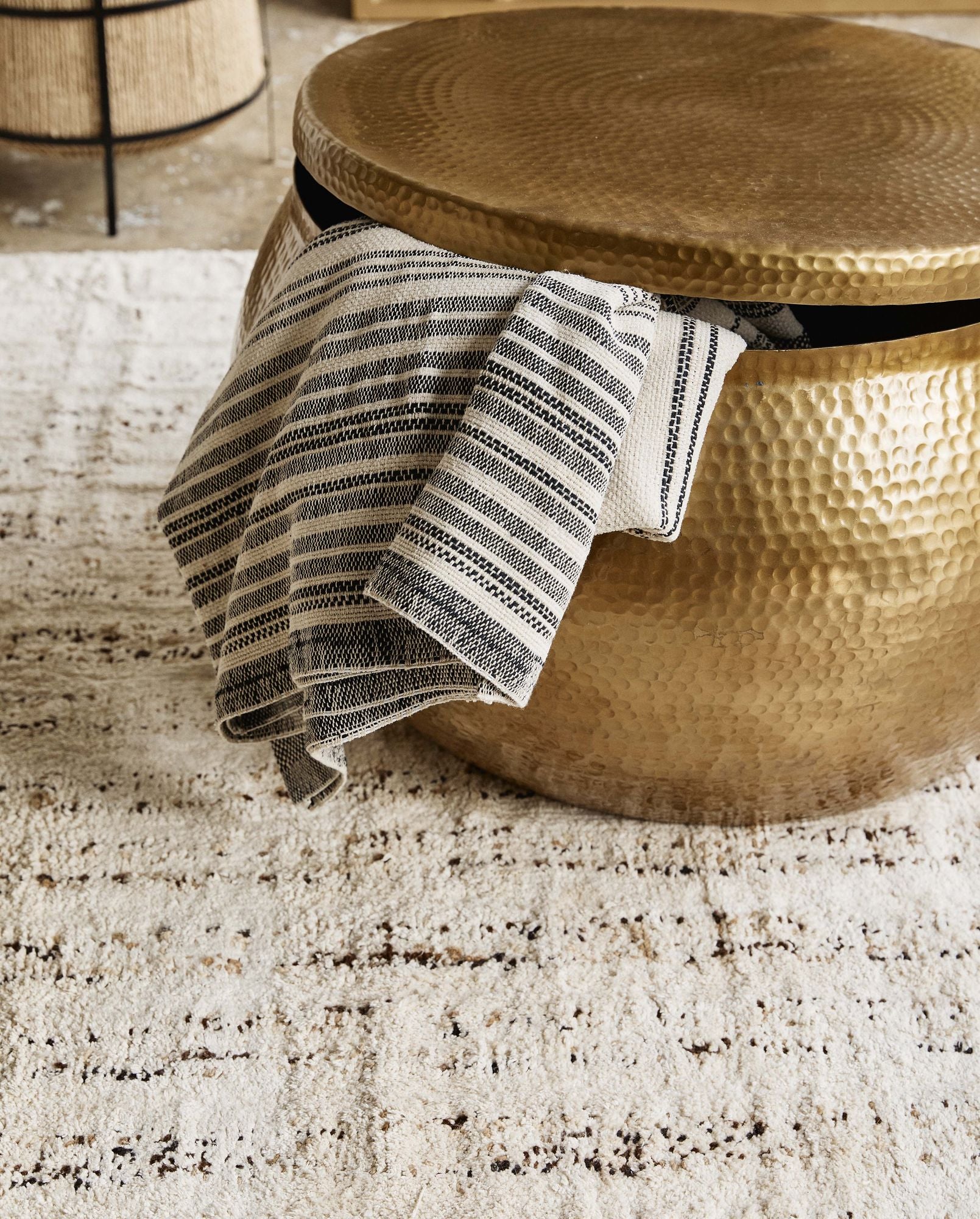 Vesper Bettüberwurf Baumwolle Streifen Kuscheliges Ambiente Zuhause