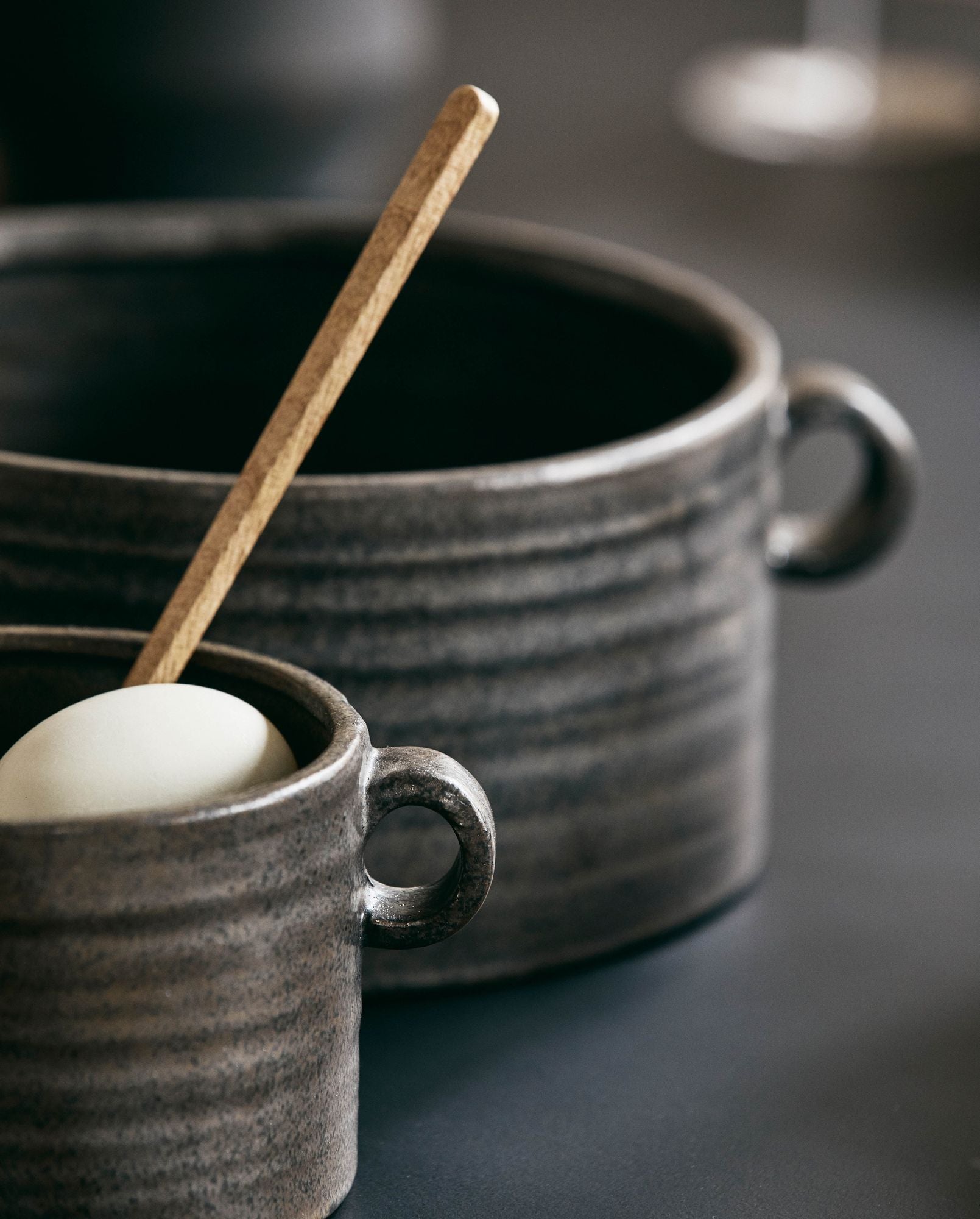 Mindy Schale Groß Schwarz