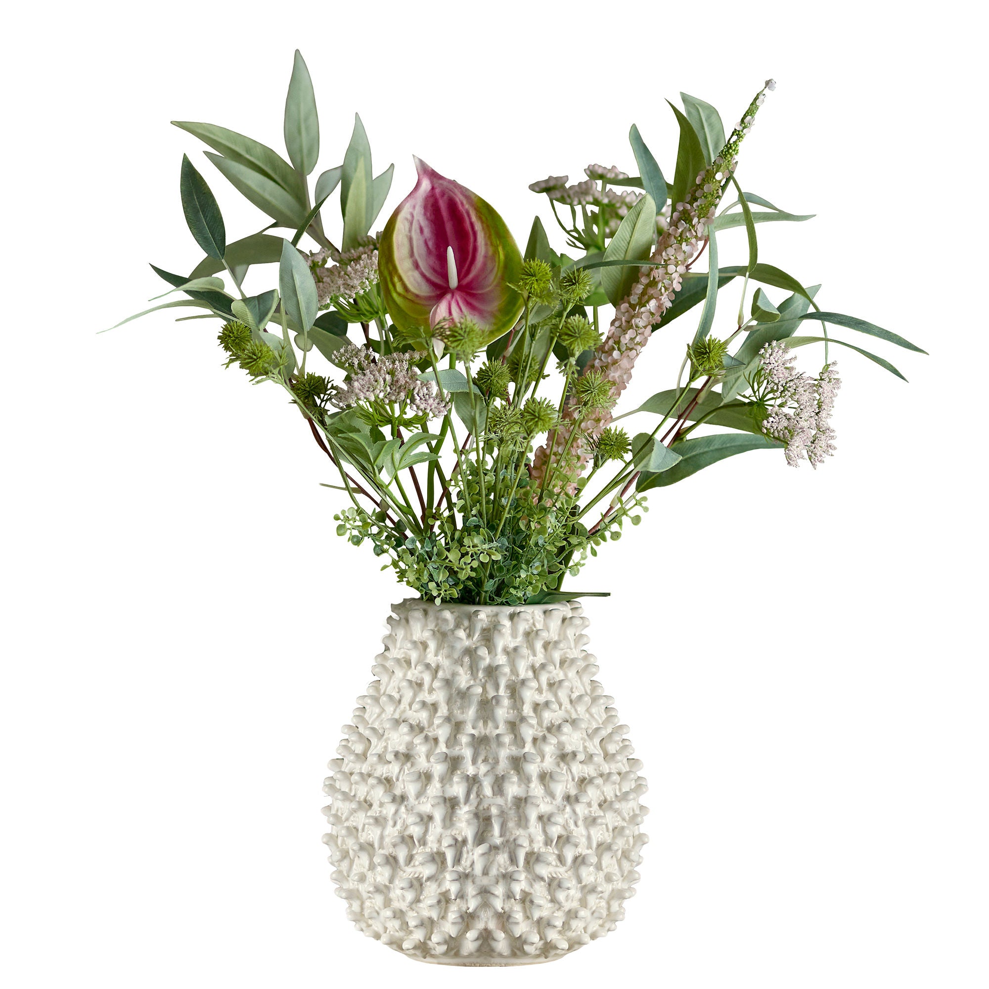 Blush Künstlicher Blumenstrauß, Weiß & Creme