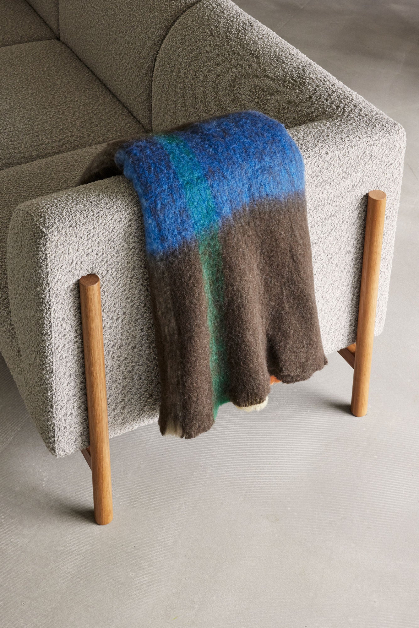 Graphic Decken Braun/ Multifarben