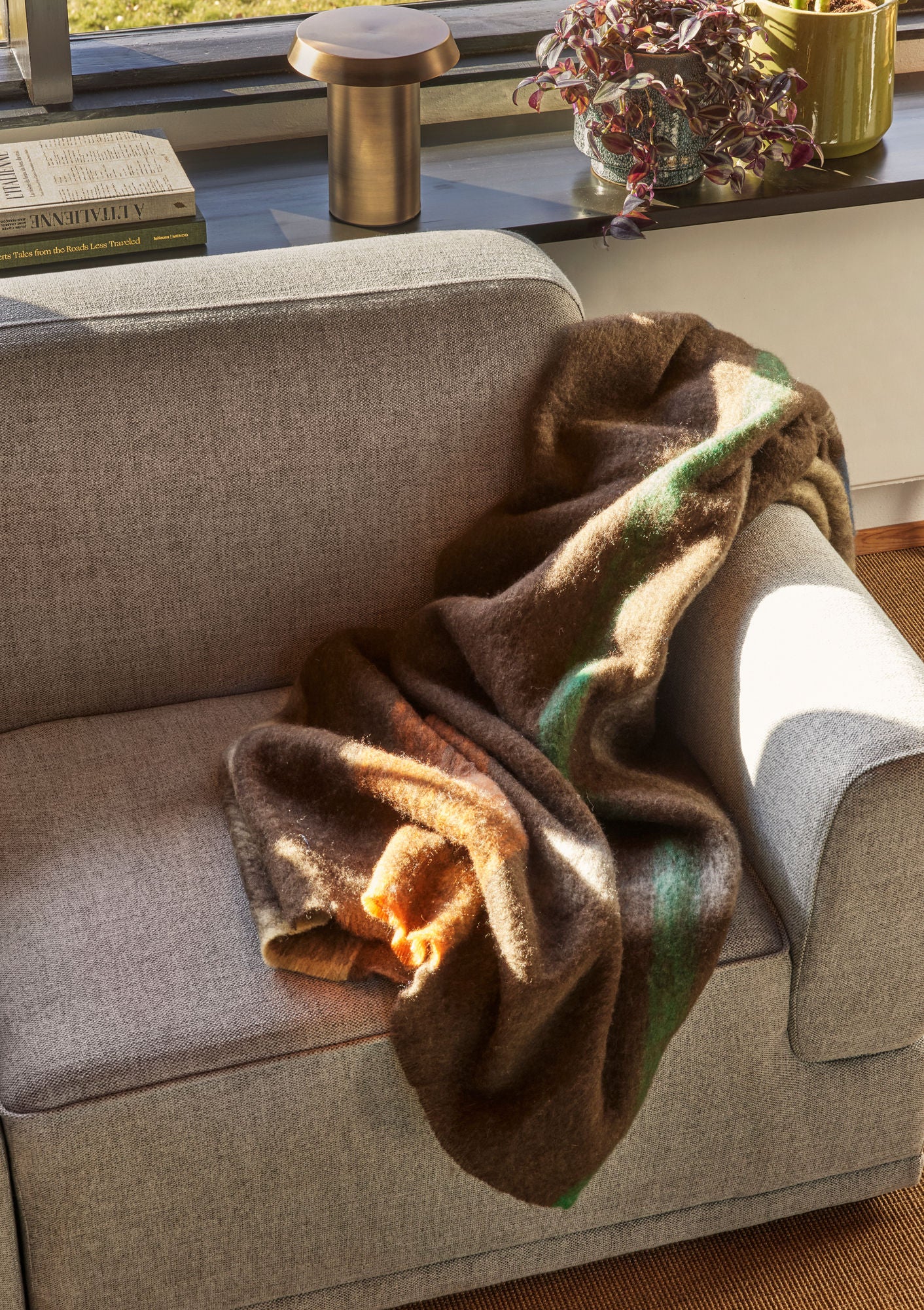 Graphic Decken Braun/ Multifarben