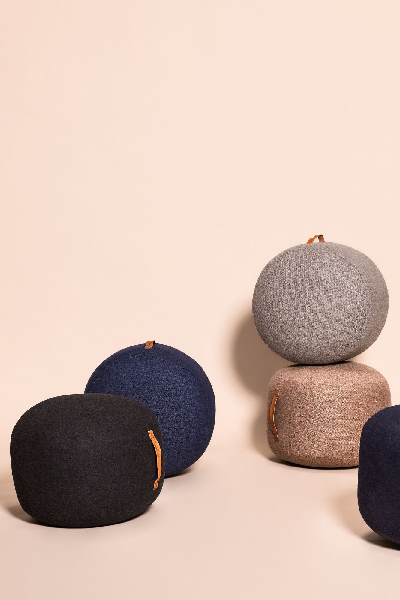 Mochi Pouf Ø50 Braun