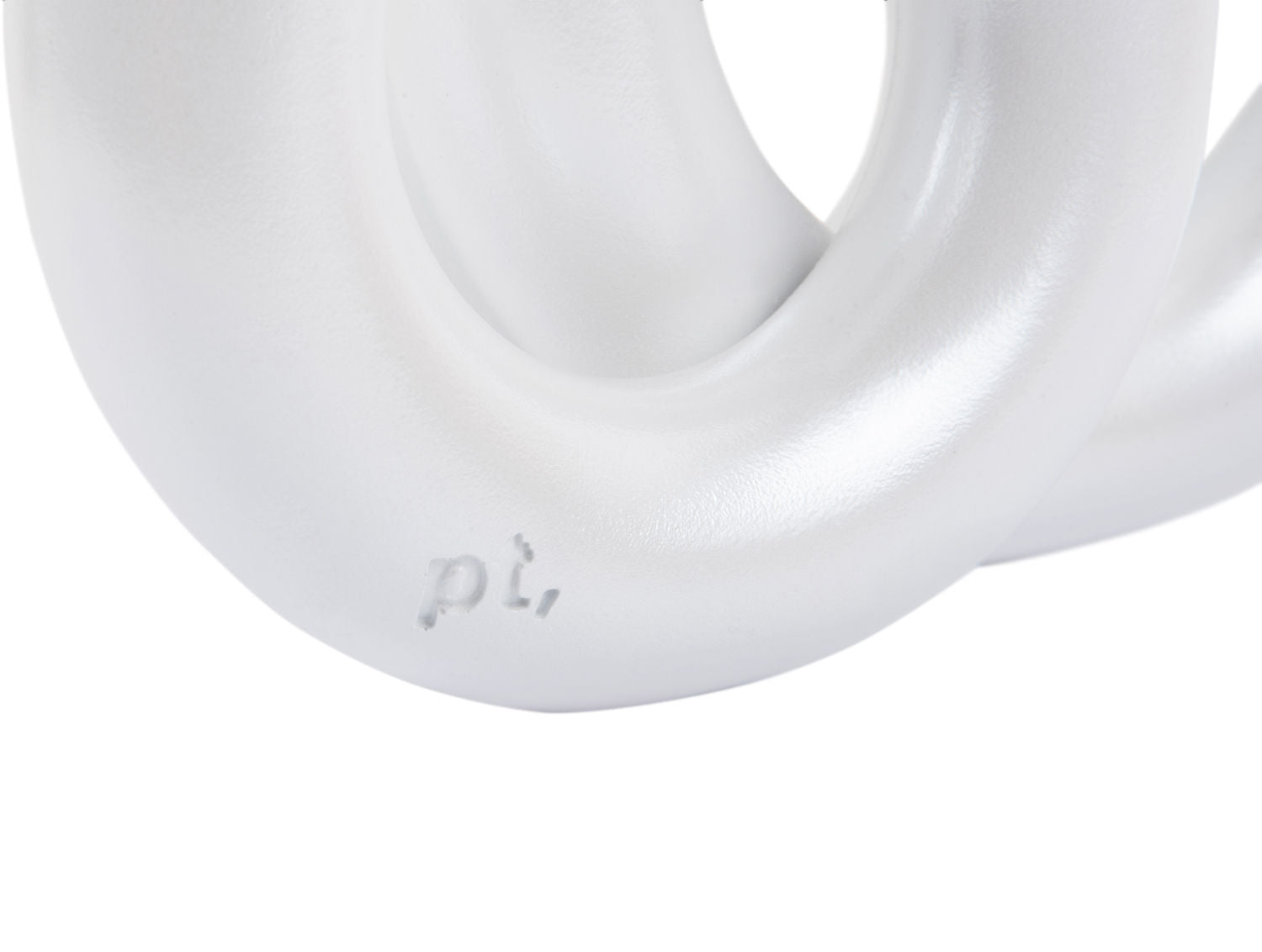 Rings Kerzenhalter Mittel Metallisch Weiß Moderner Wohnstil